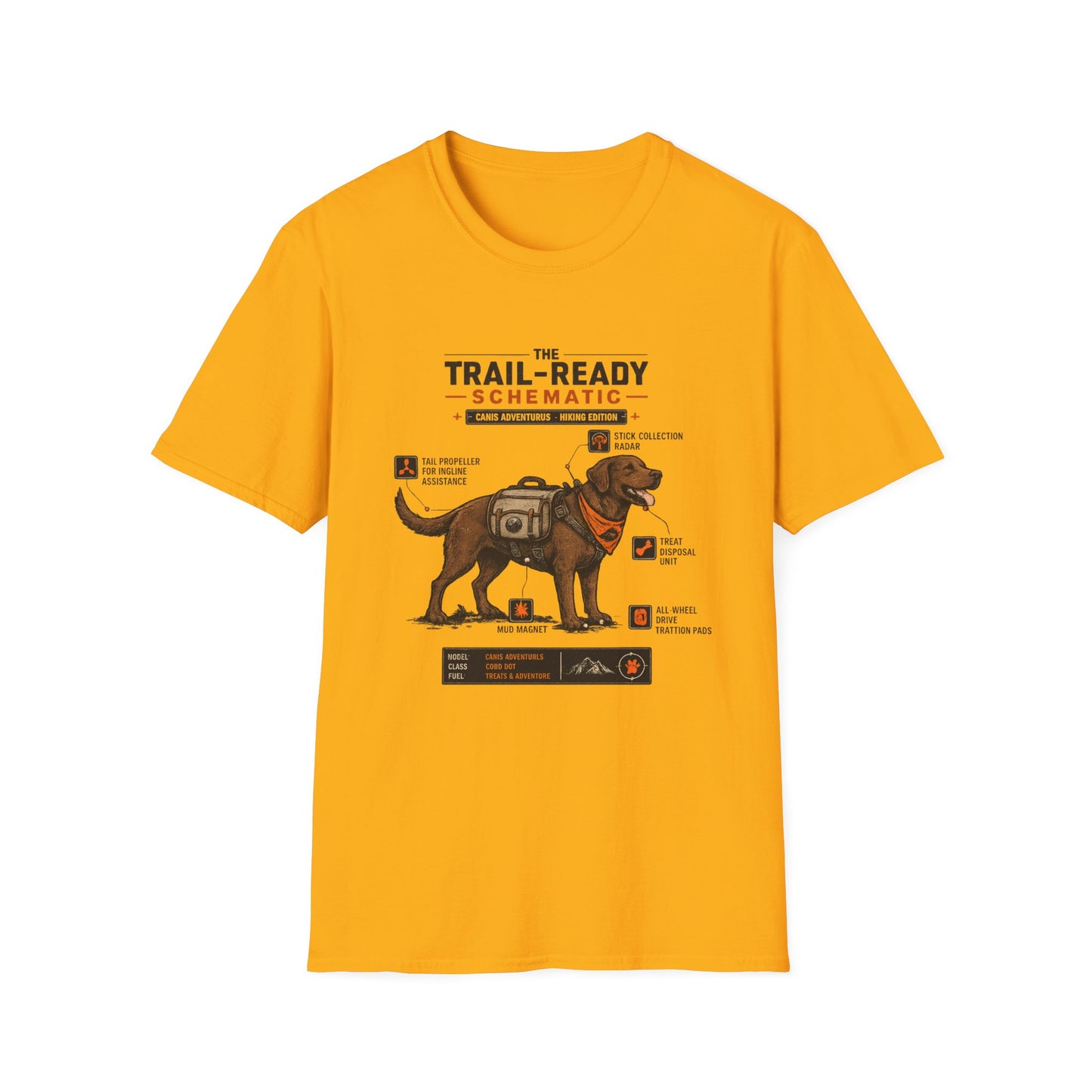 Trail Ready Schematic T-Shirt