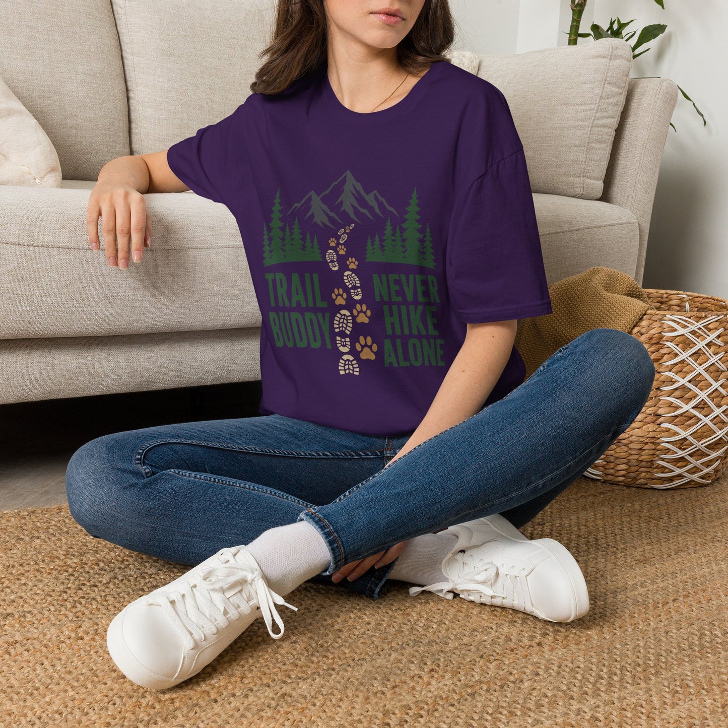 No Trail Buddy, No Hike T-Shirt