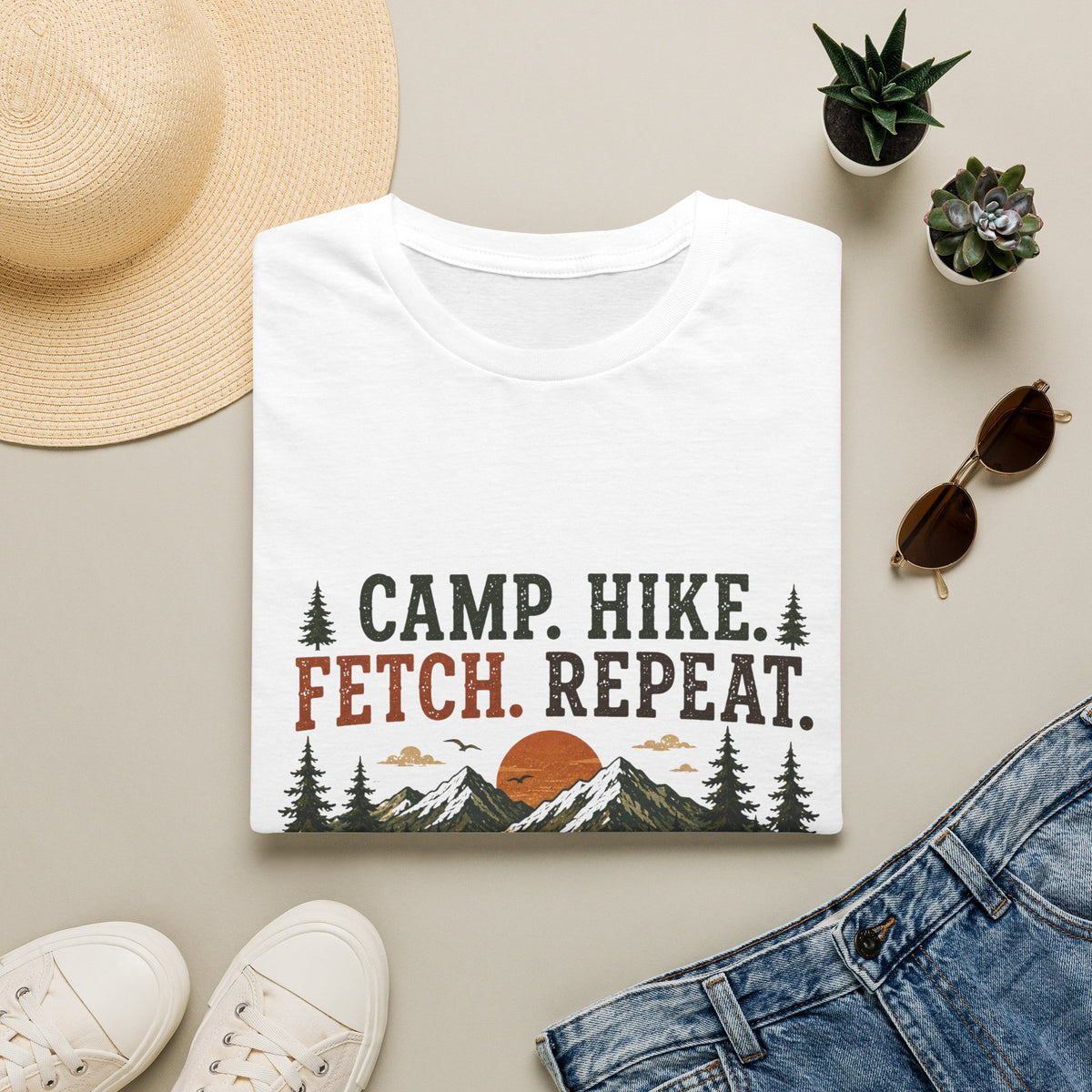 Camp Hike fetch T-Shirt
