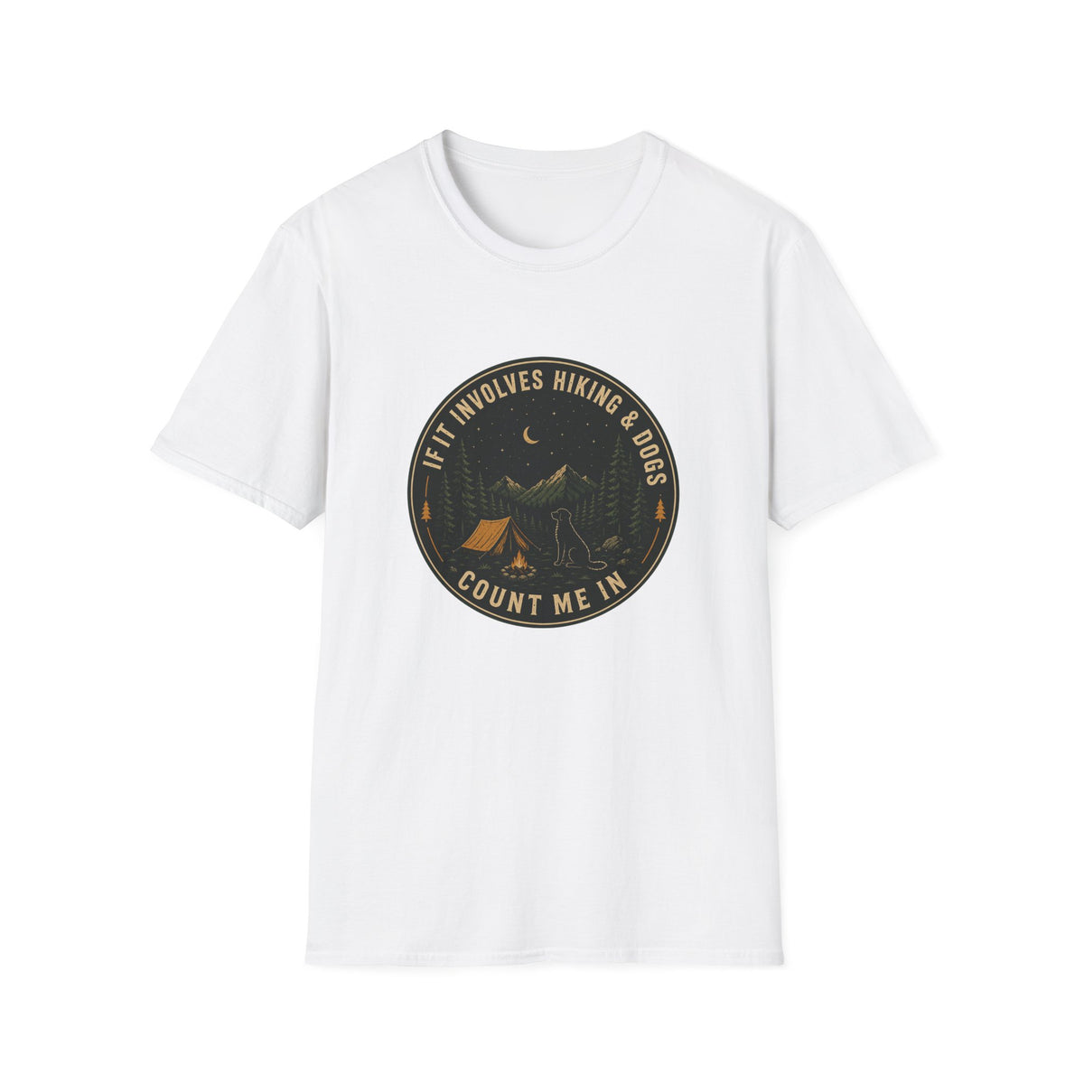If It Involves Hiking & Dogs, Count Me In T-Shirt
