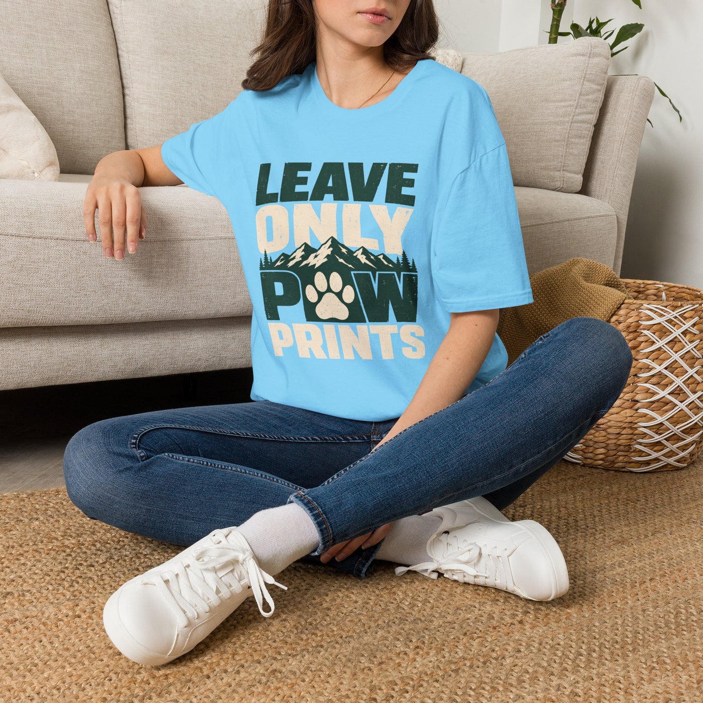 LEAVE ONLY PAW PRINTS T-Shirt