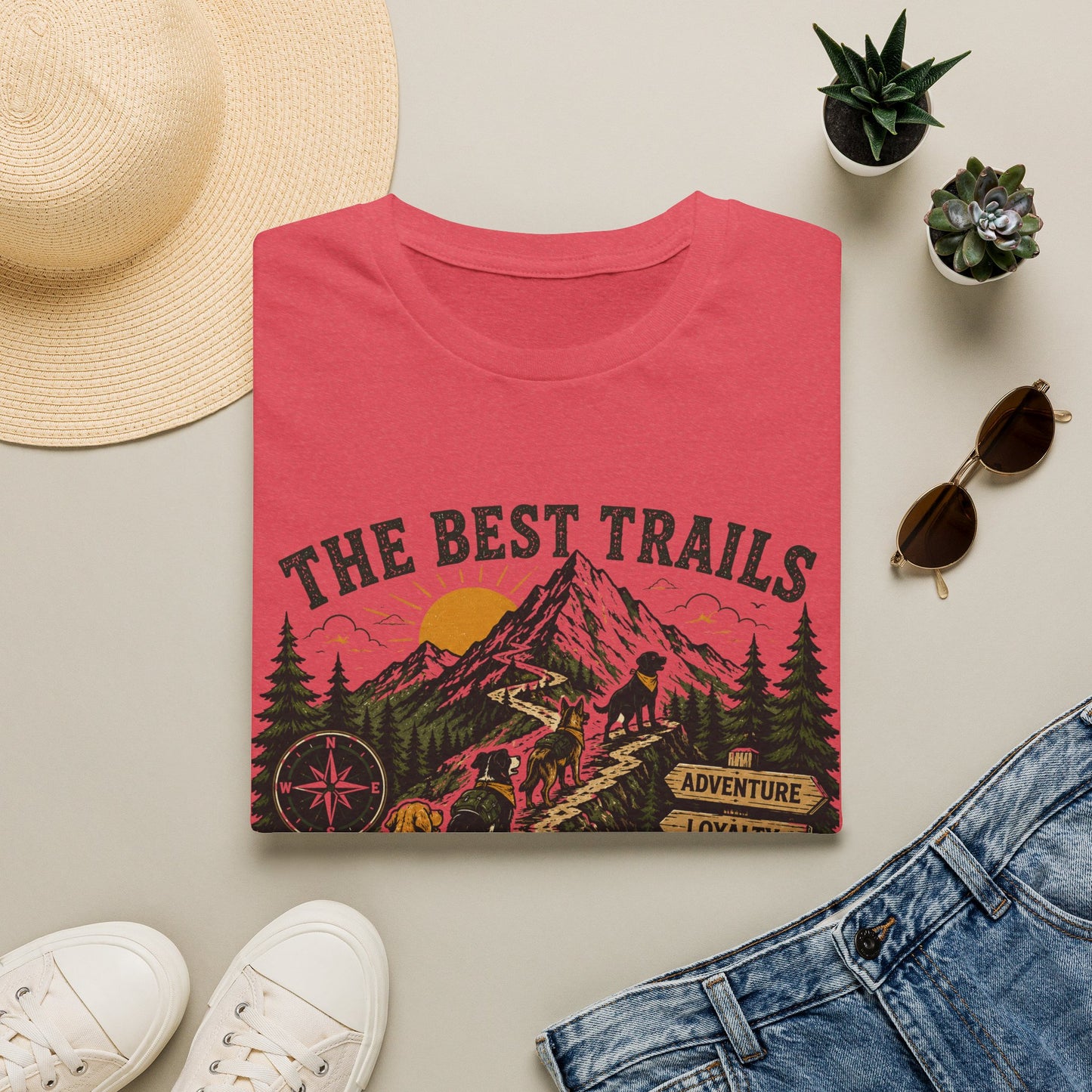 The Best Trails Have Paw Prints T-Shirt