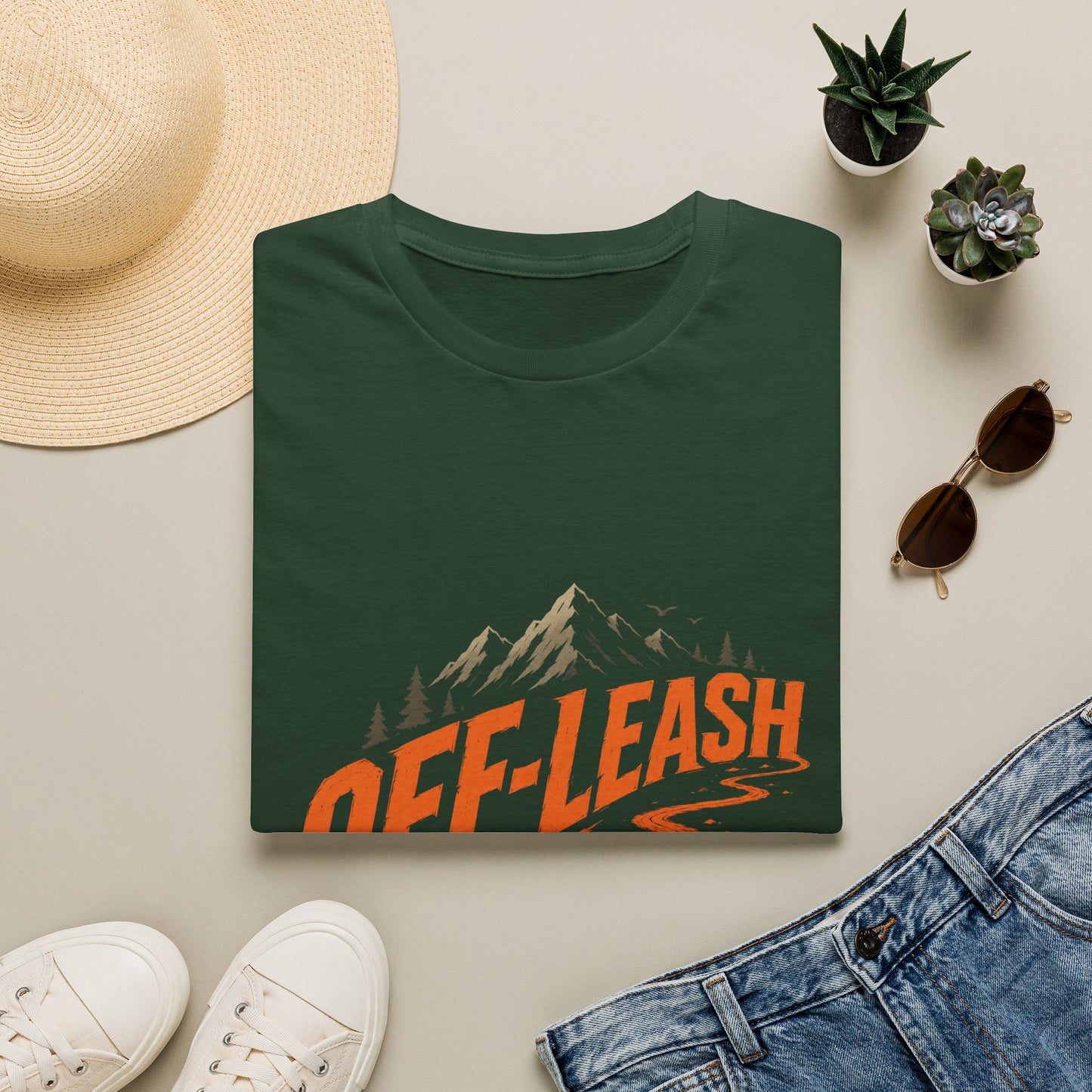 Off-Leash Mountain Trail Adventure T-Shirt