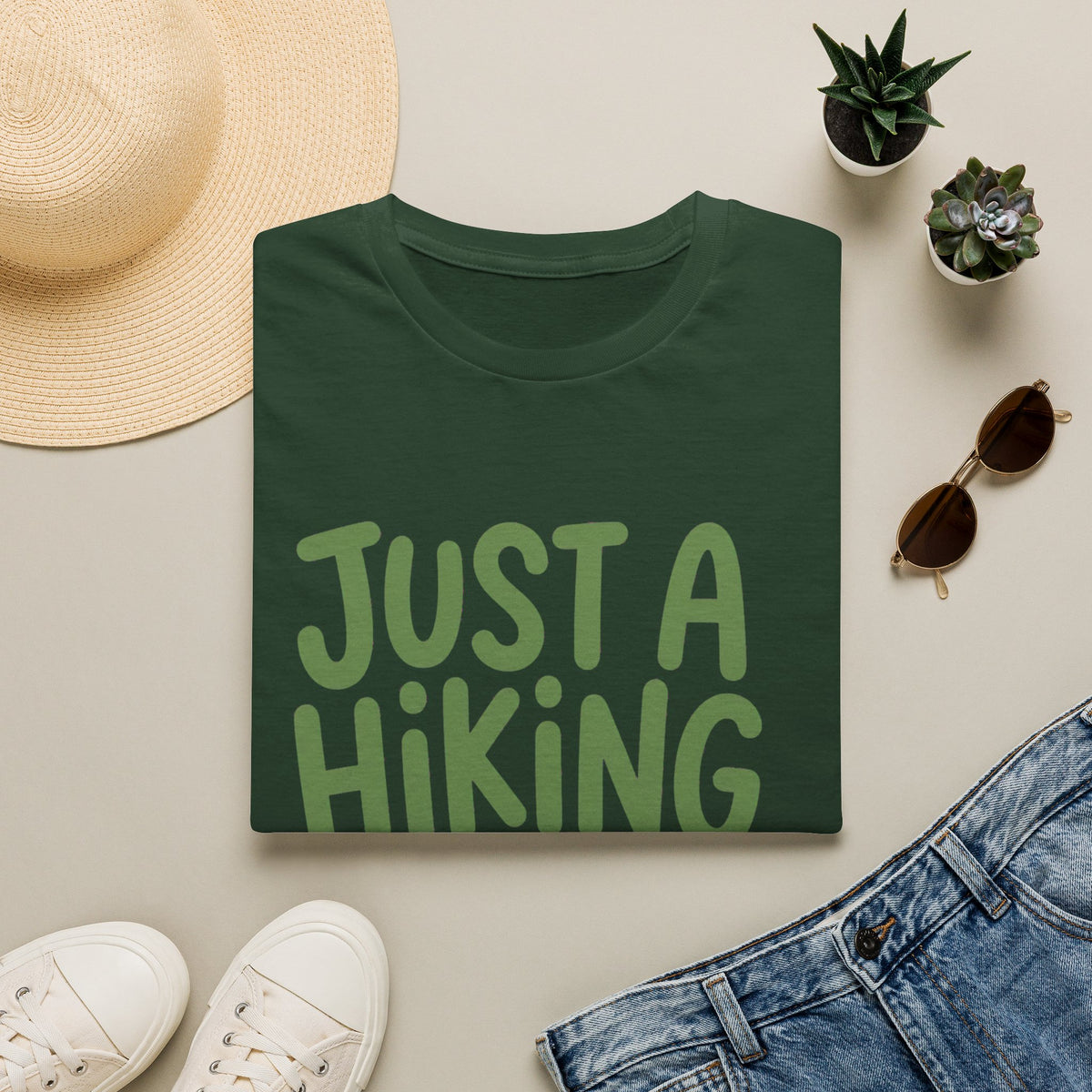 Just A Hiking Dog Playful  T-Shirt