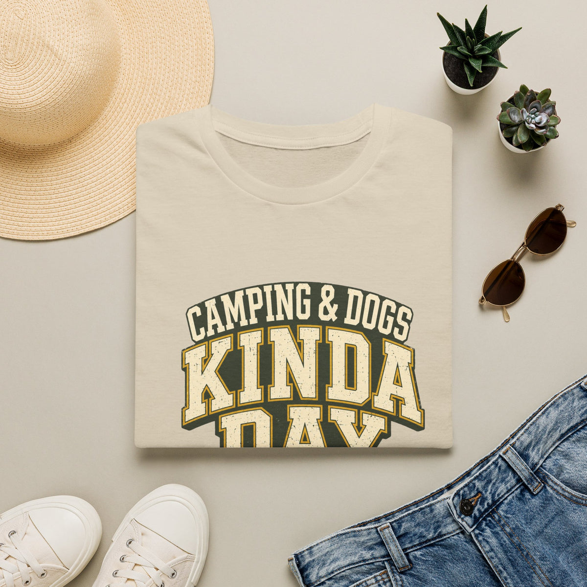 Kinda day with dogs and campfire T-Shirt