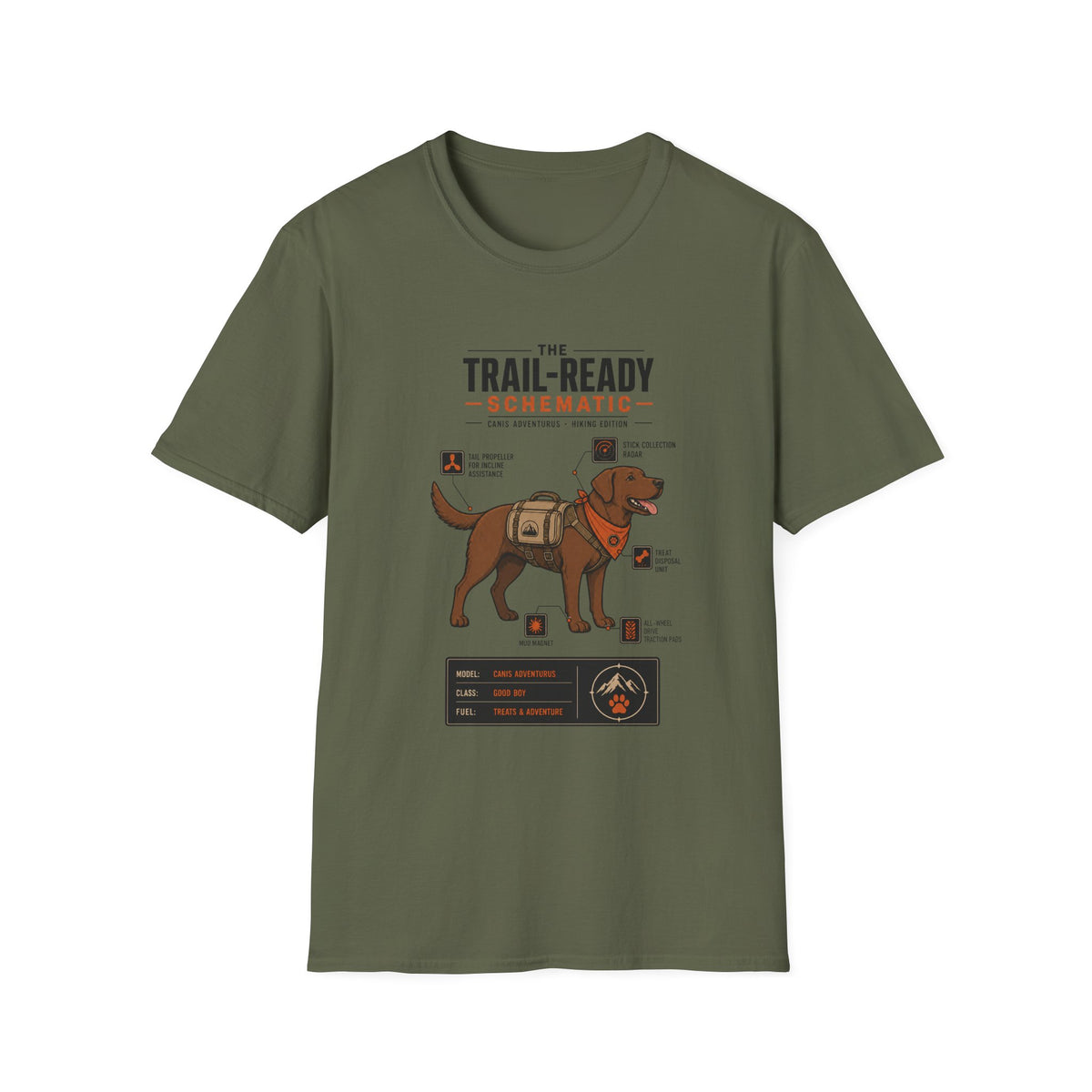 Trail ready schematic T-Shirt