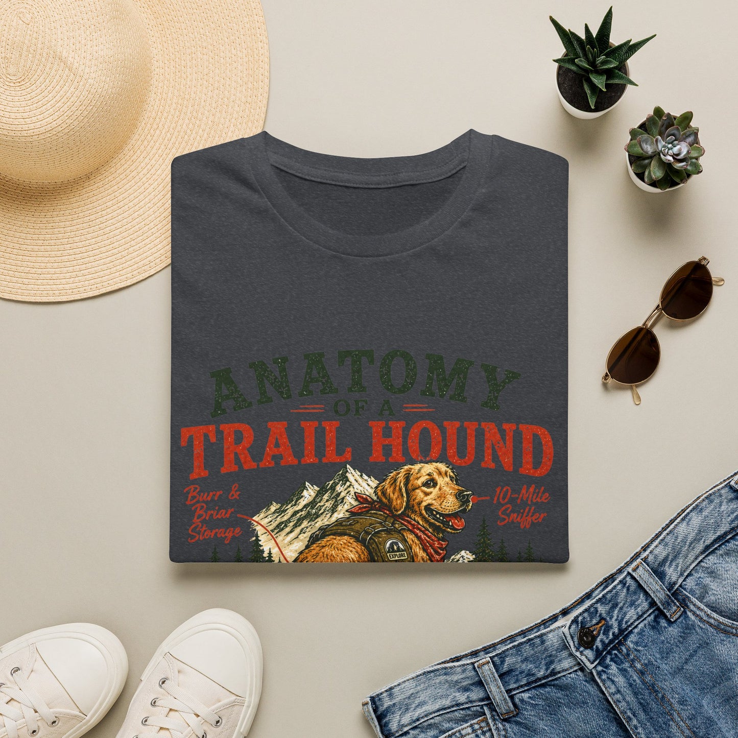 Anatomy of a Trail Hound T-Shirt
