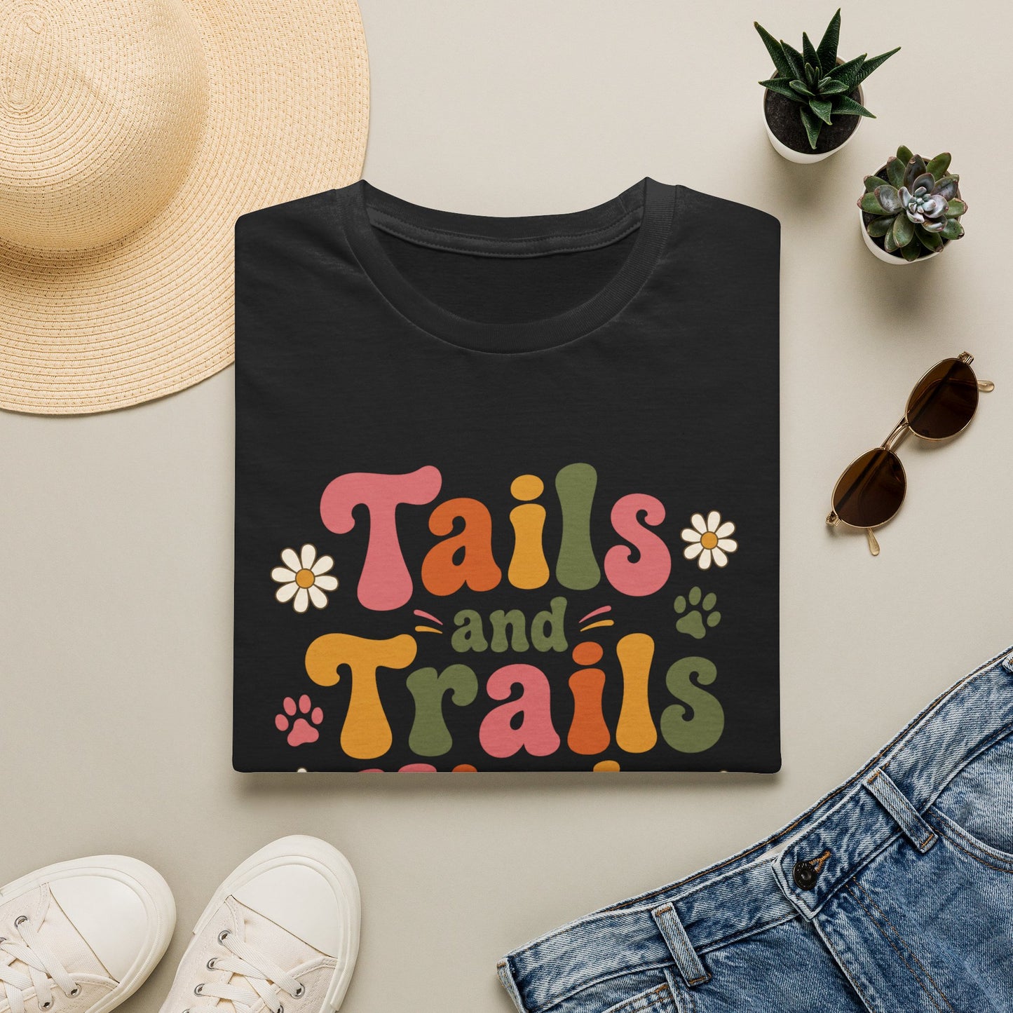 Tails and Trails Kinda Day T-Shirt