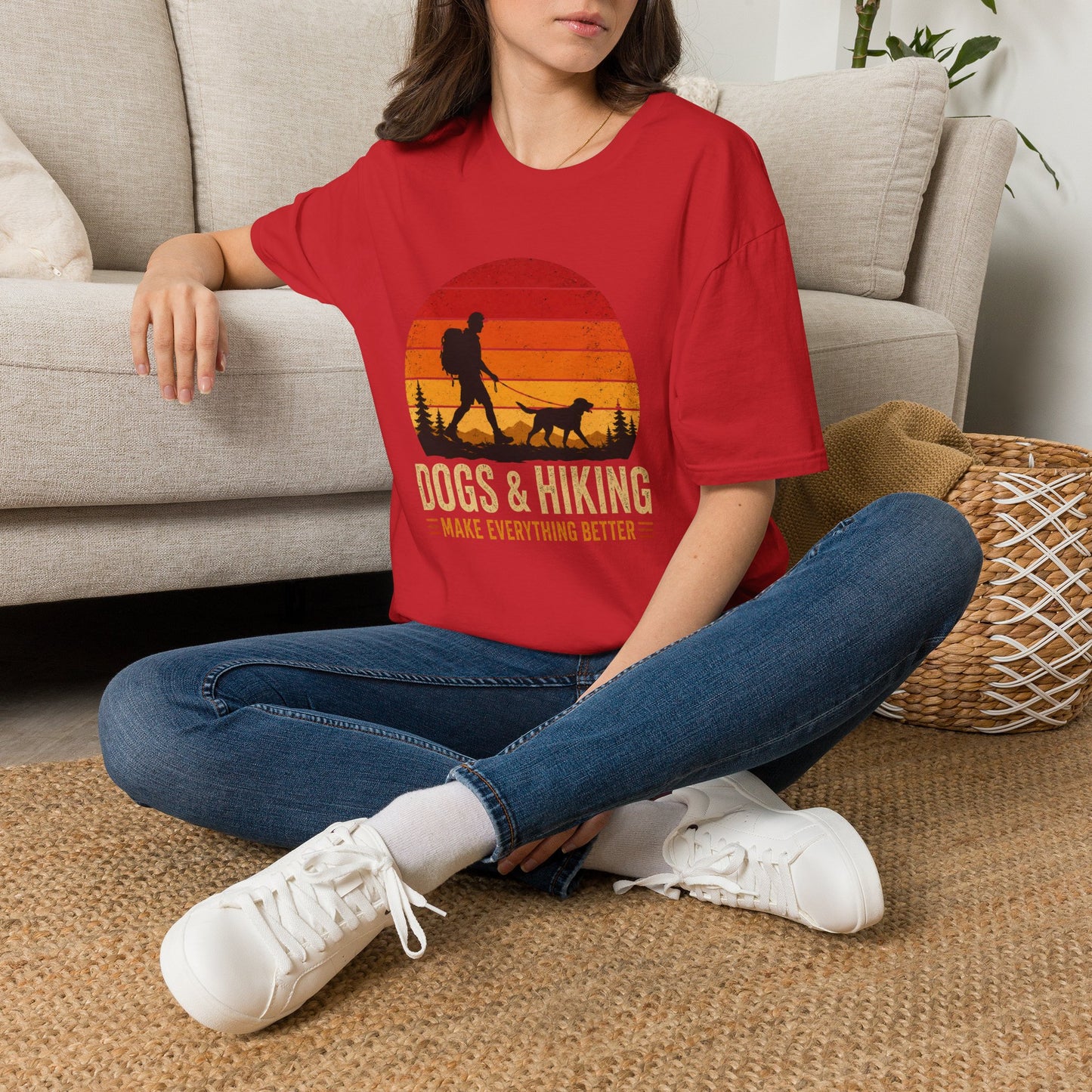 Dogs and Hiking Make Better Everything T-Shirt