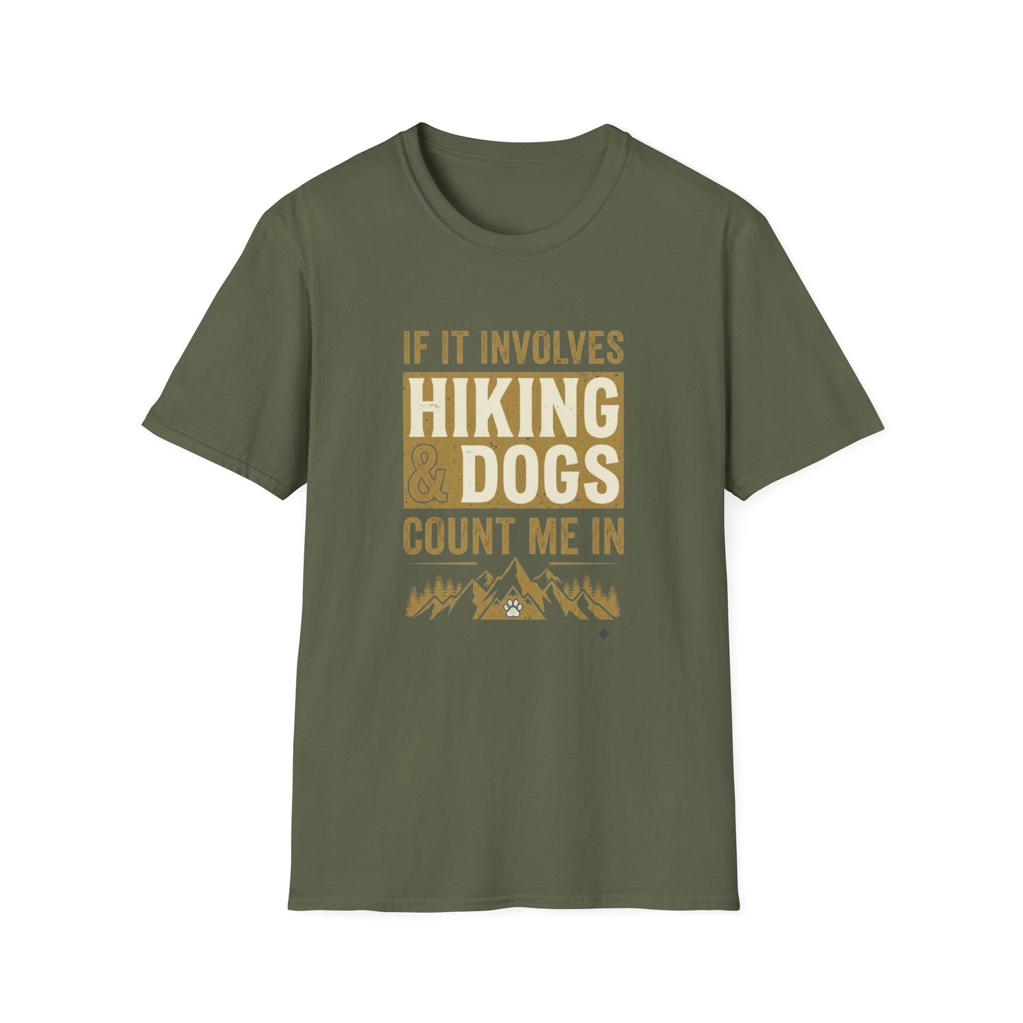 If It Involves Hiking & Dogs T-Shirt