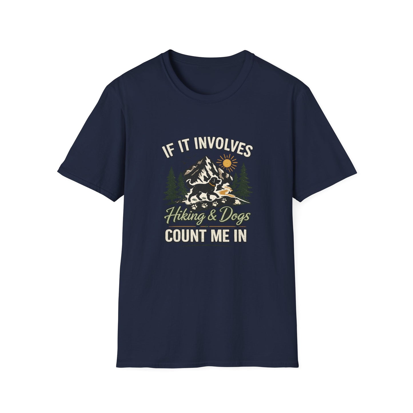 If It Involves Hiking & Dogs T-Shirt