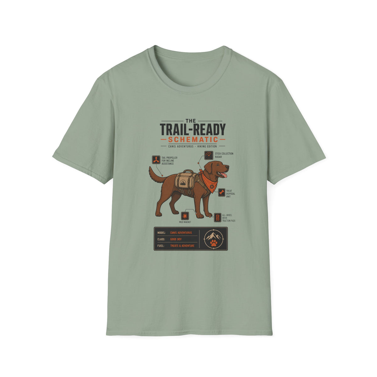 Trail ready schematic T-Shirt
