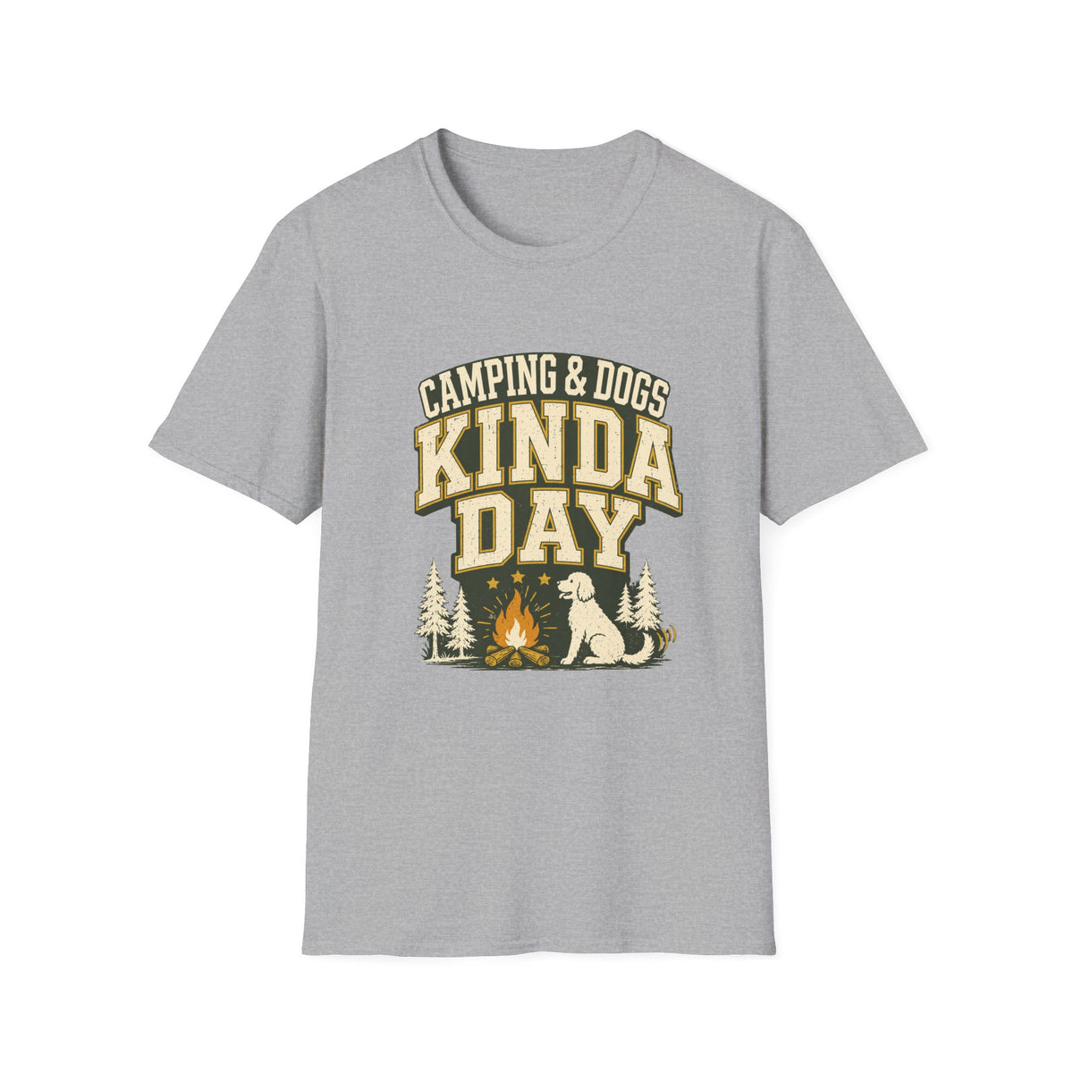 Kinda day with dogs and campfire T-Shirt