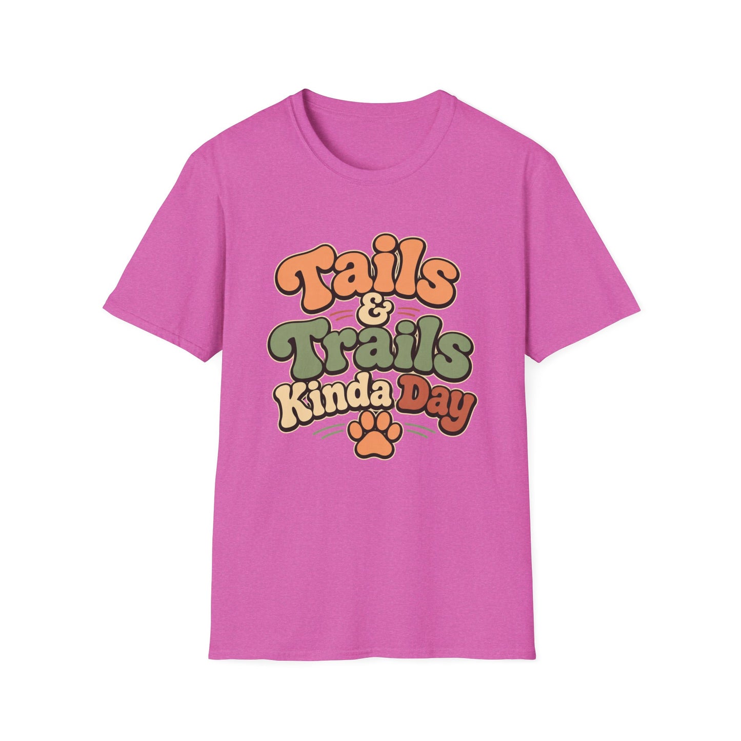 Tails & trails kinda day paw T-Shirt