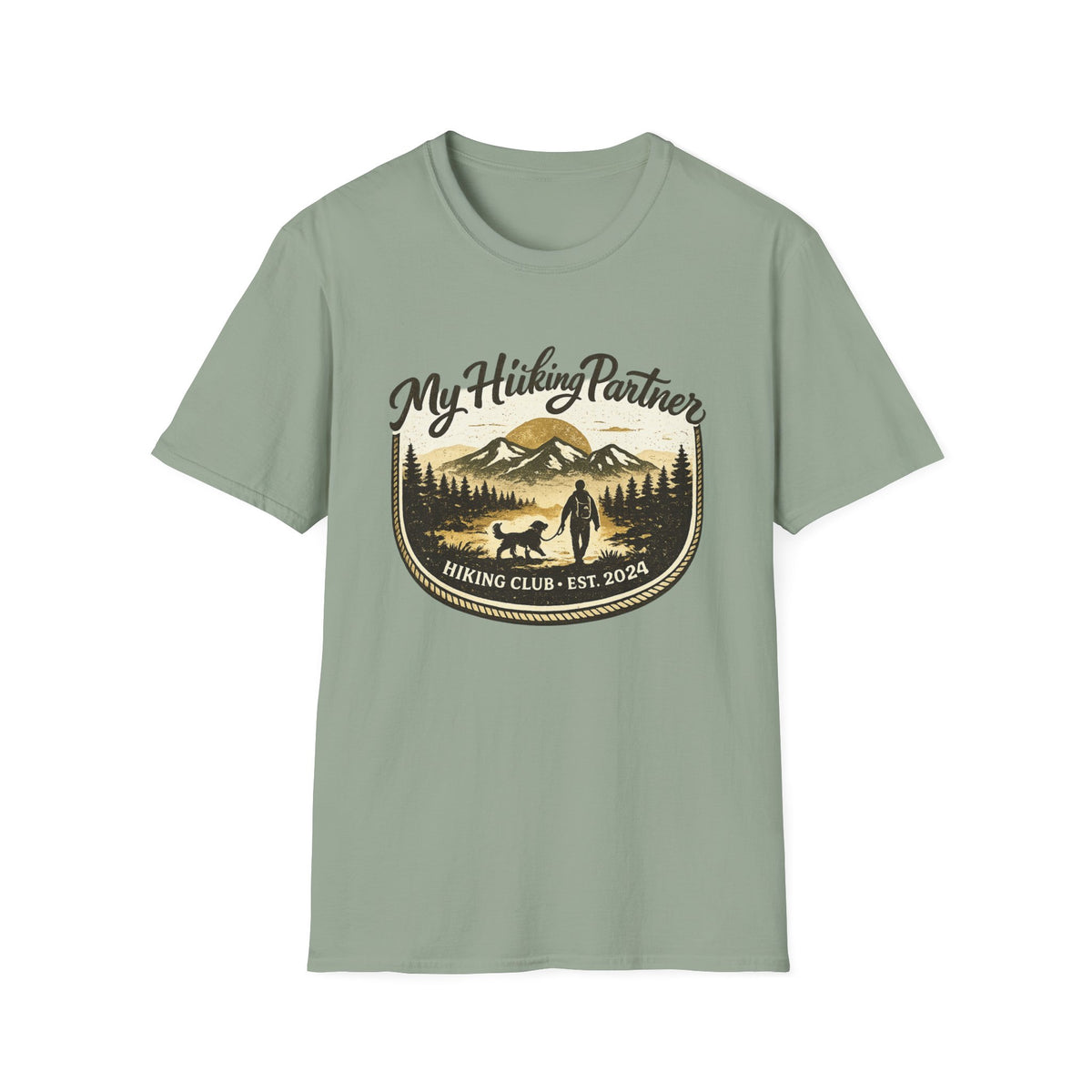 Hiking partner has four legs  T-Shirt
