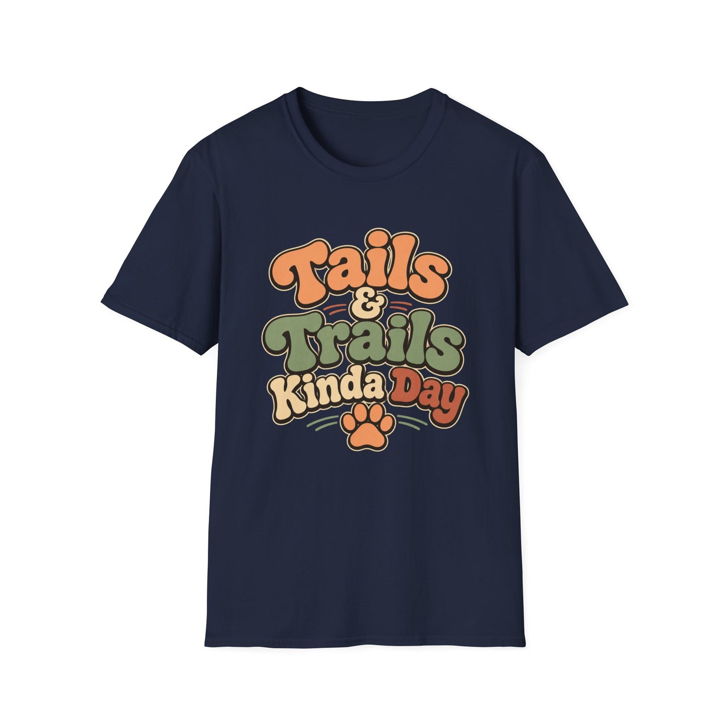 Tails & trails kinda day paw T-Shirt