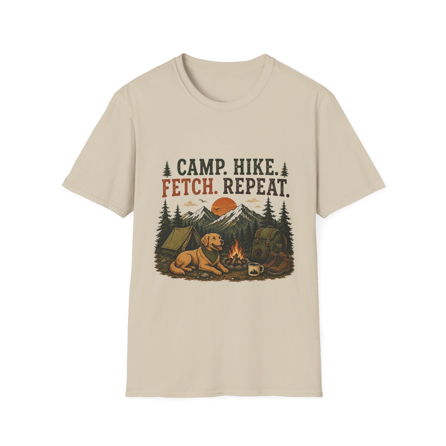 Camp, Hike, Fetch T-Shirt