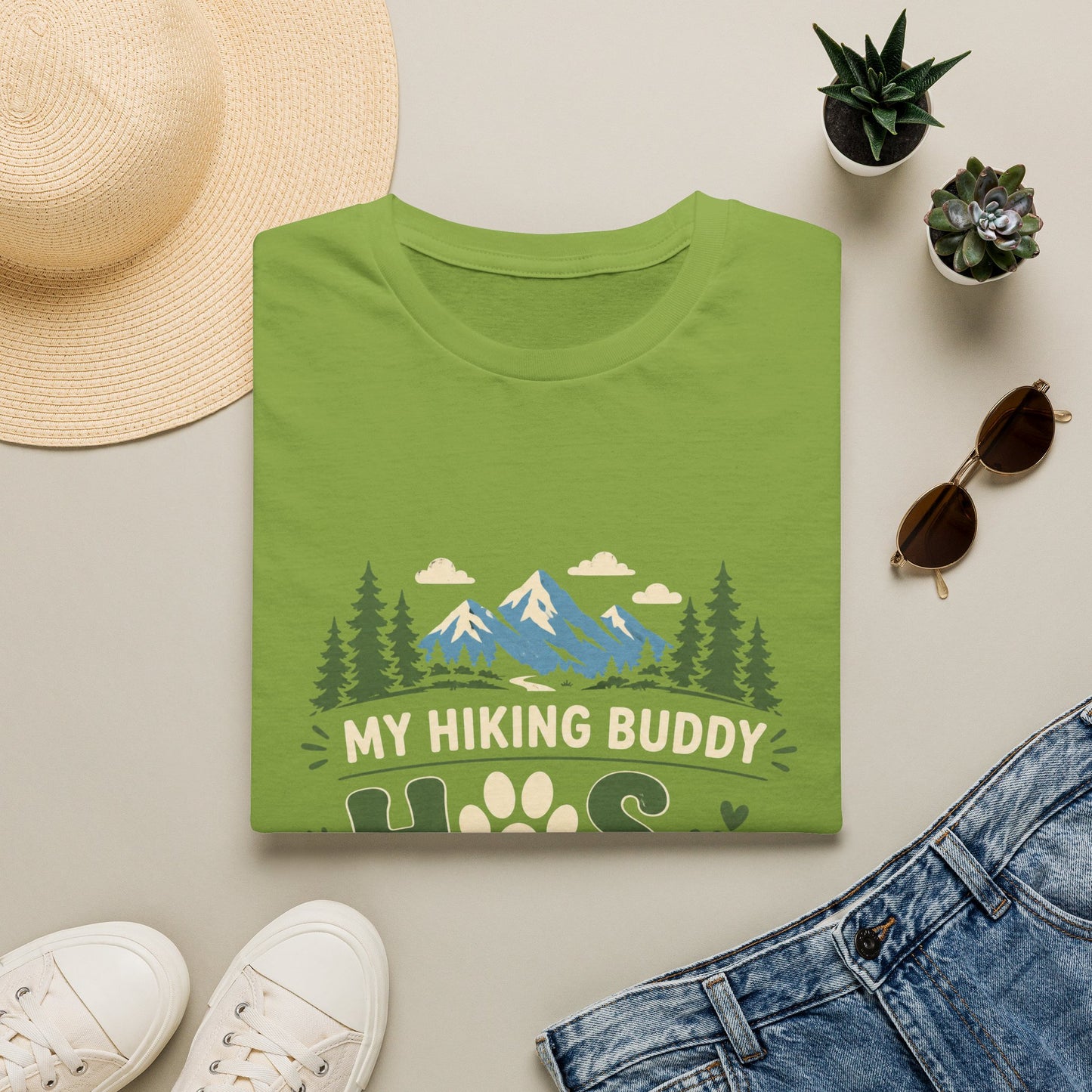 My Hiking Buddy Has Four Legs T-Shirt
