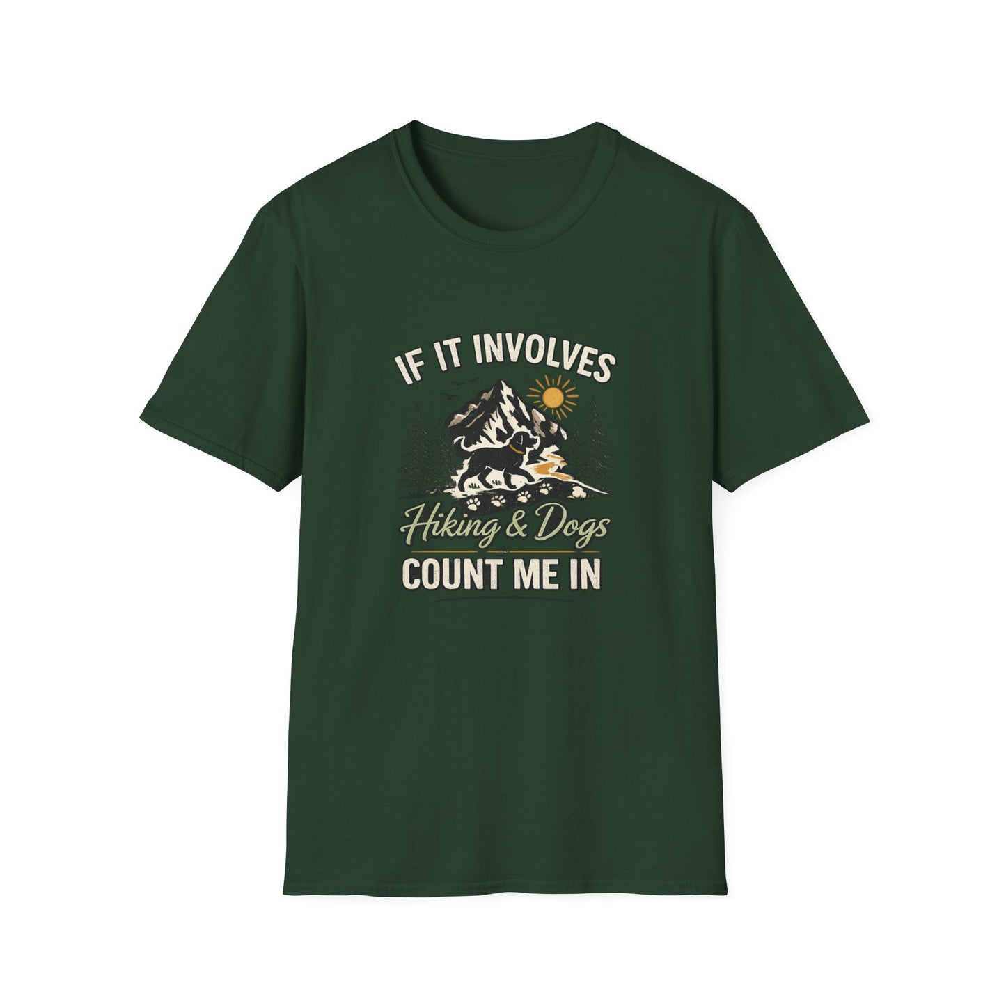 If It Involves Hiking & Dogs T-Shirt