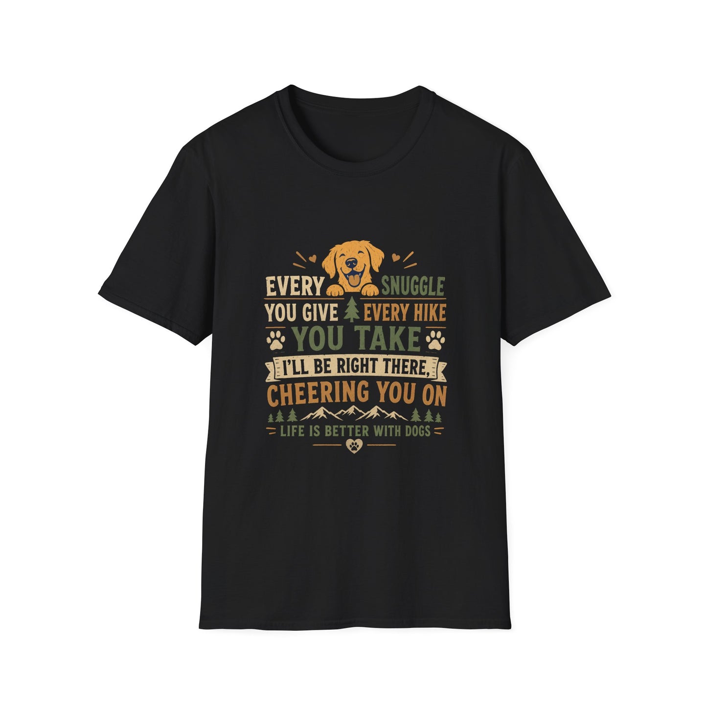 Life is better with dogs T-Shirt