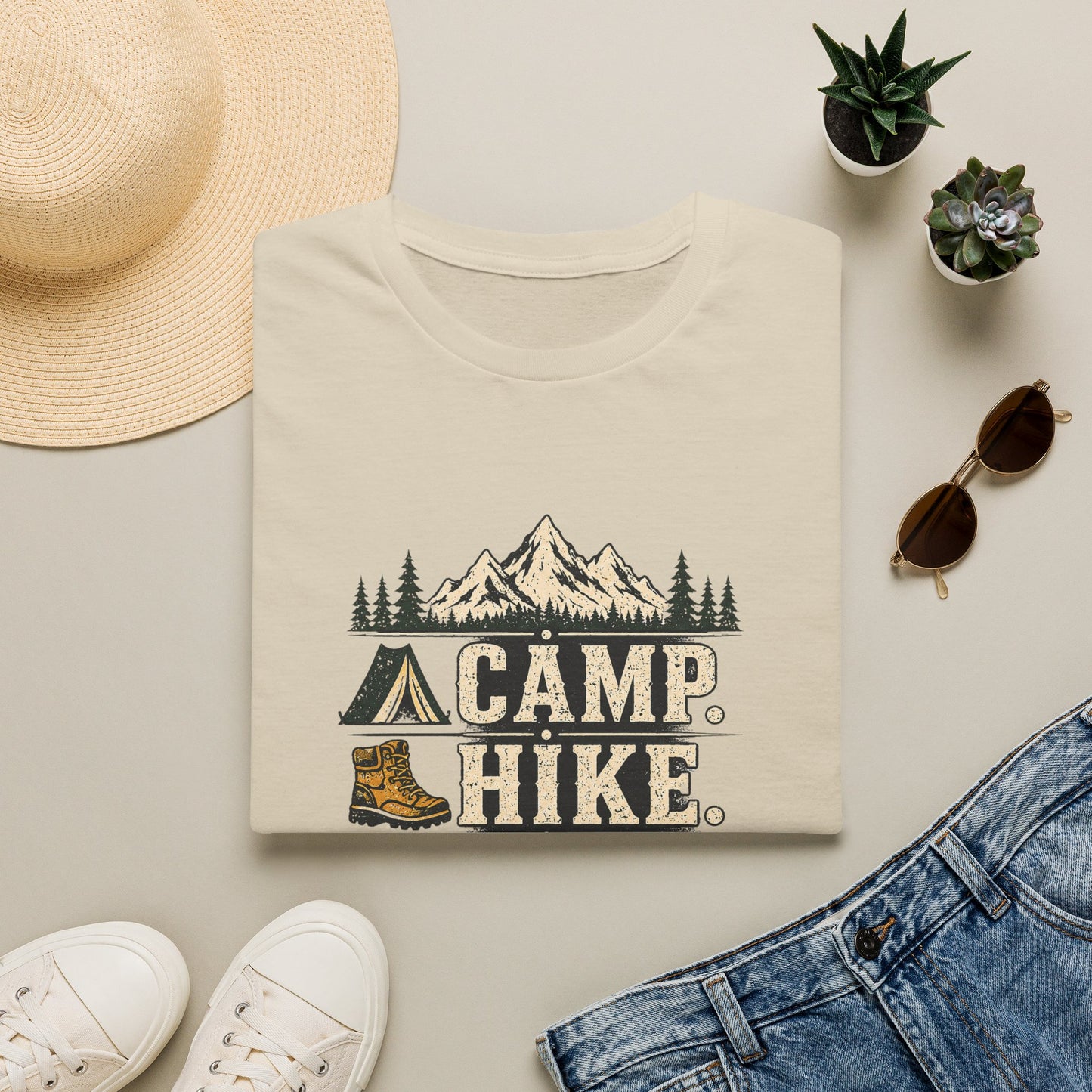Camp, Hike, Sniff, Repeat T-Shirt