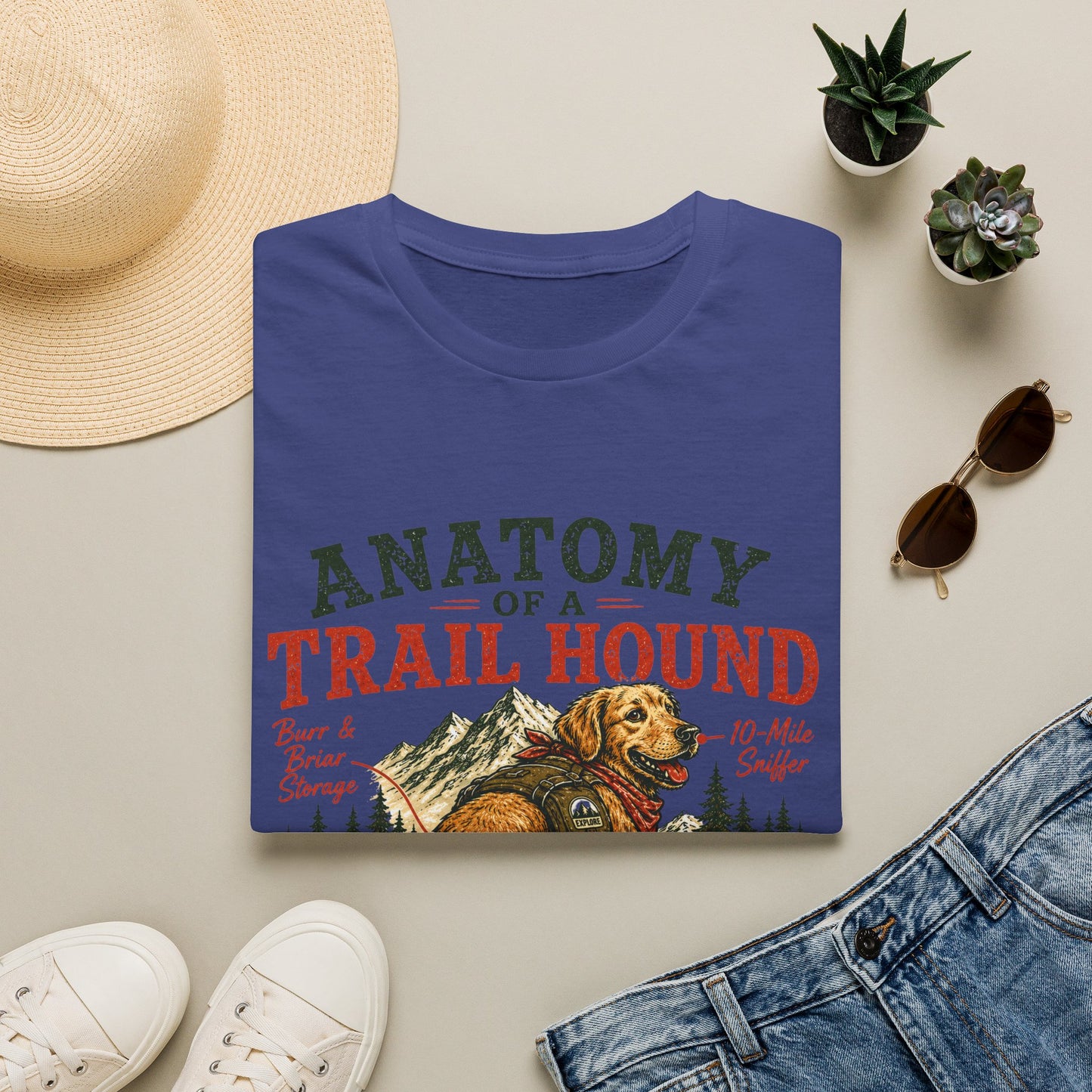 Anatomy of a Trail Hound T-Shirt
