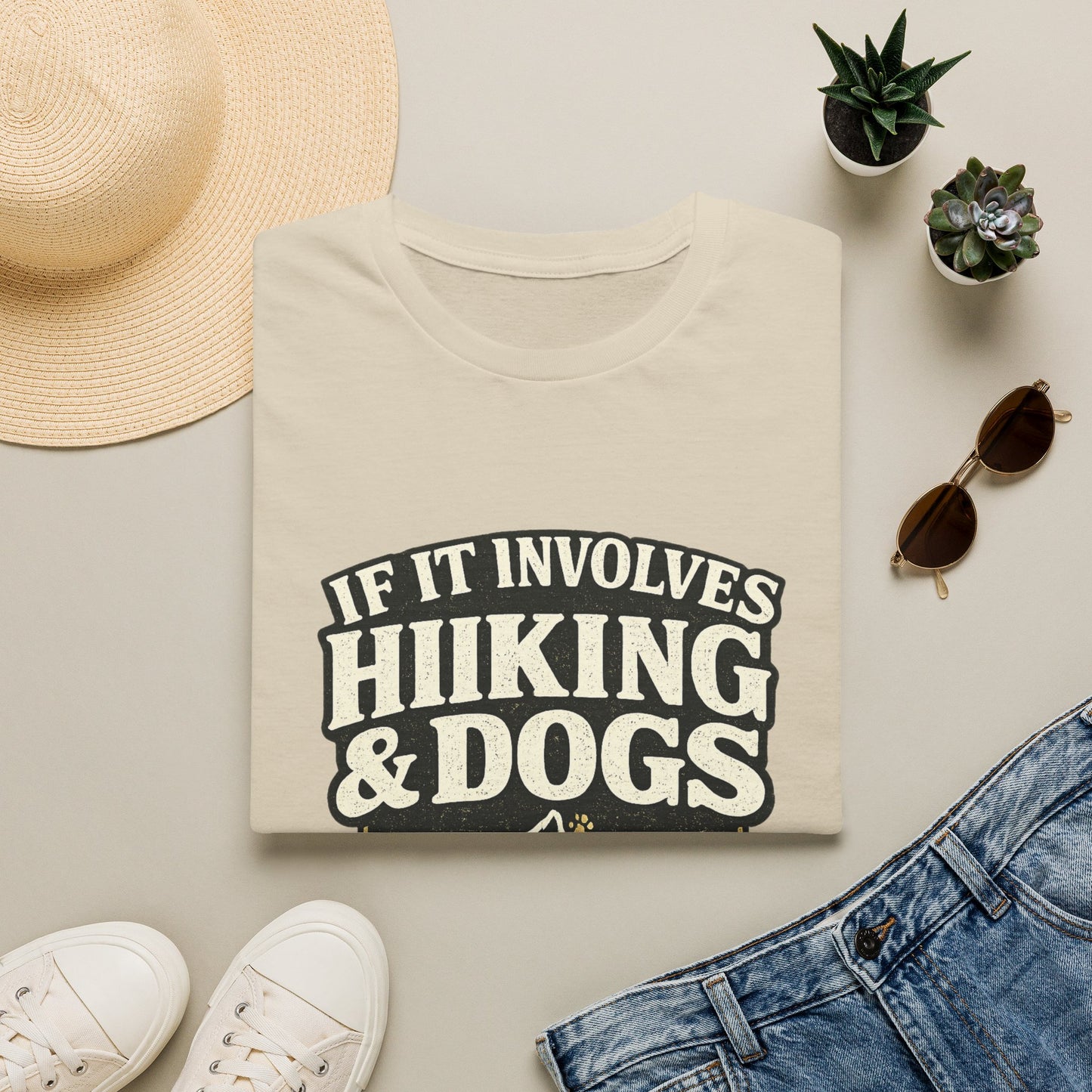 Hiking and Dogs: Adventure Calls T-Shirt
