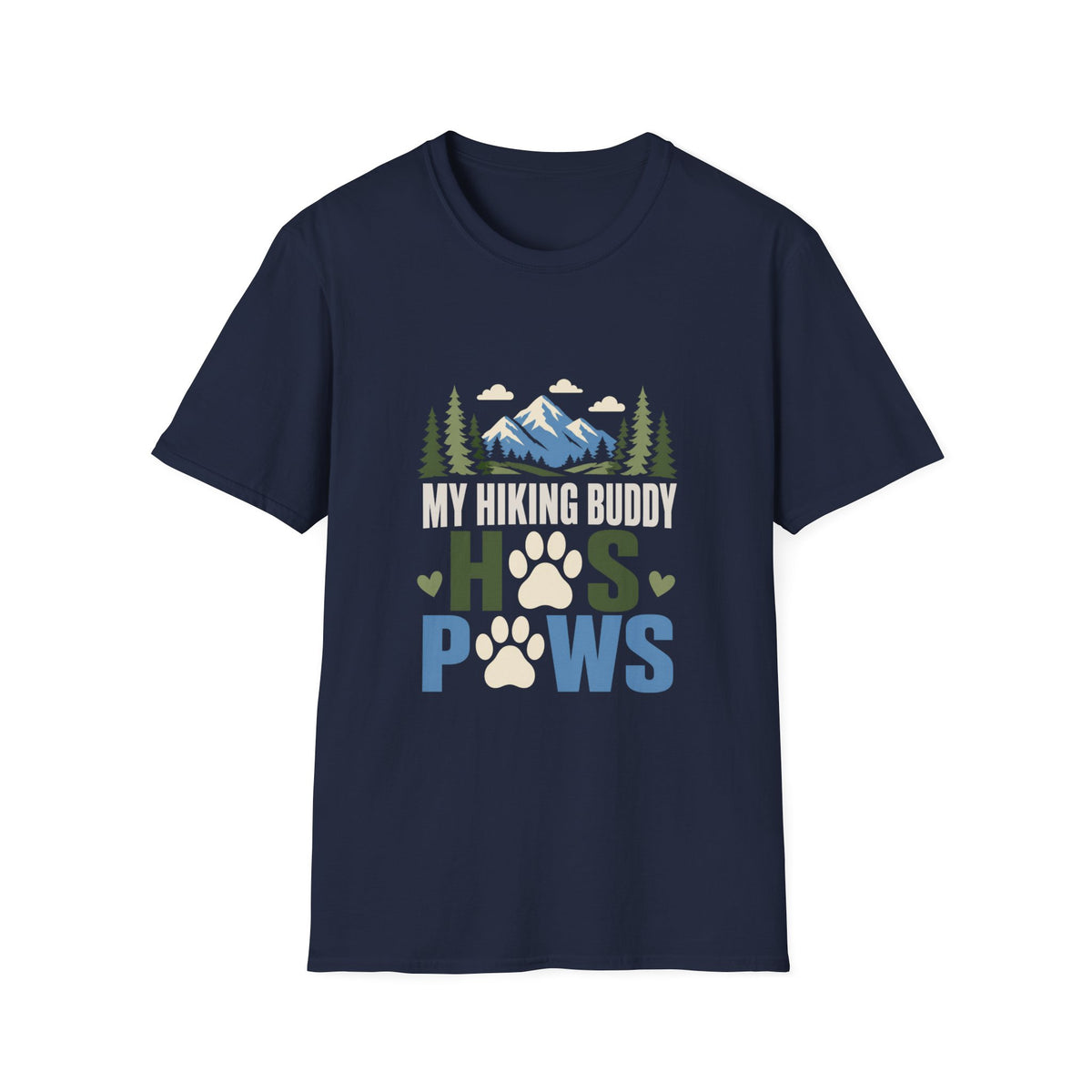 My Hiking Buddy Has Paws T-Shirt