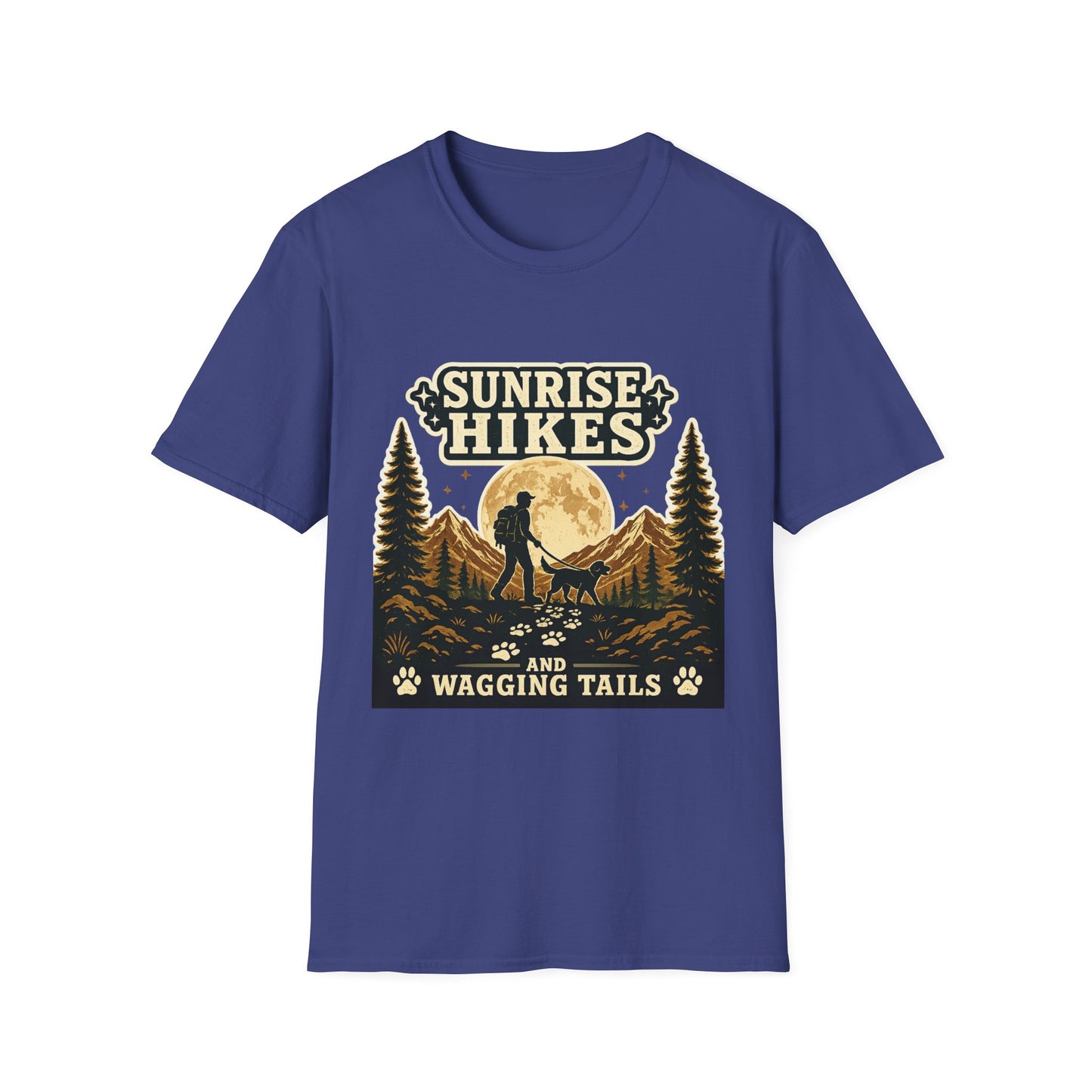 Sunrise Hikes and wagging tails T-Shirt