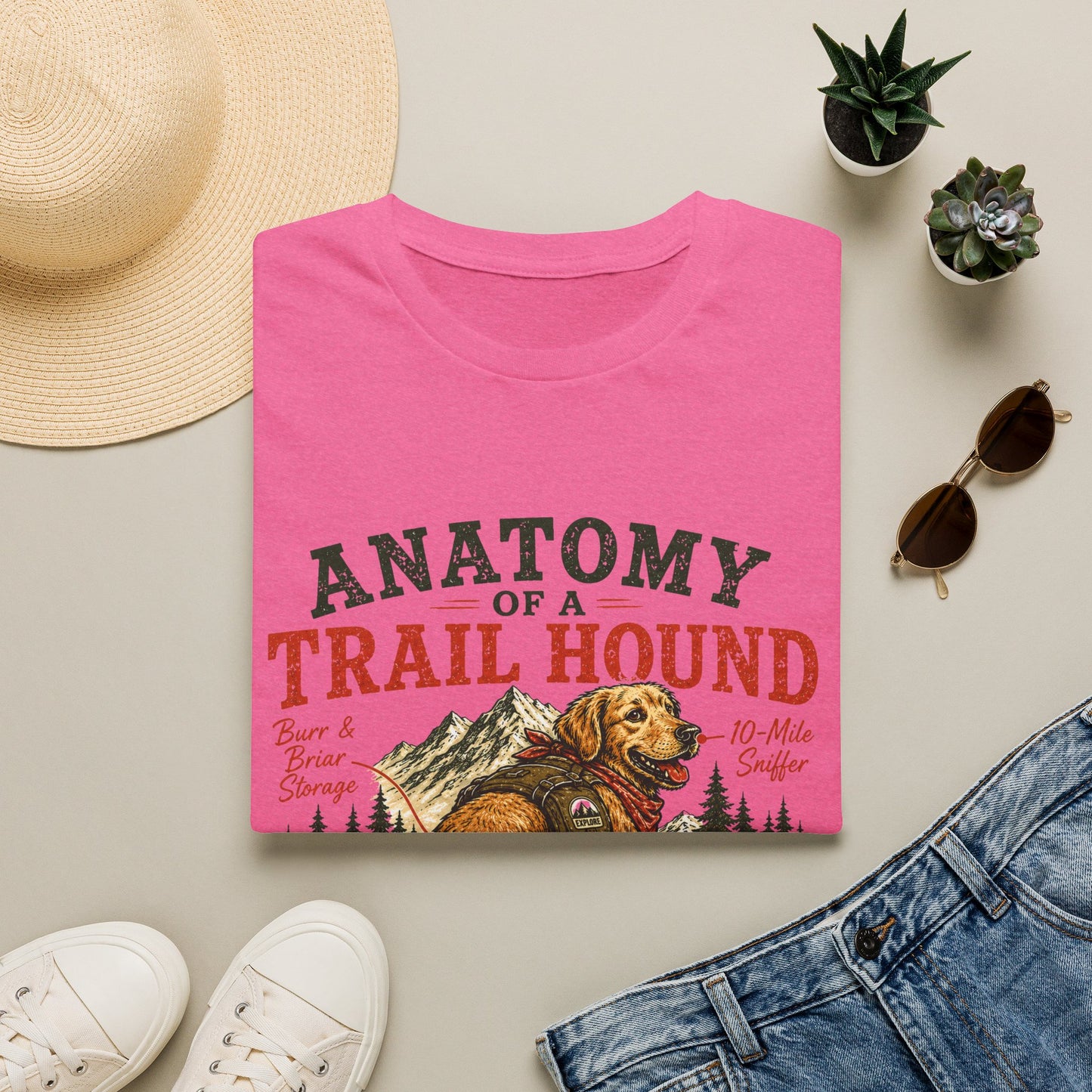 Anatomy of a Trail Hound T-Shirt