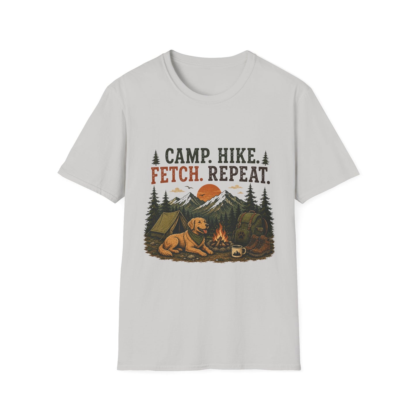 Camp, Hike, Fetch T-Shirt
