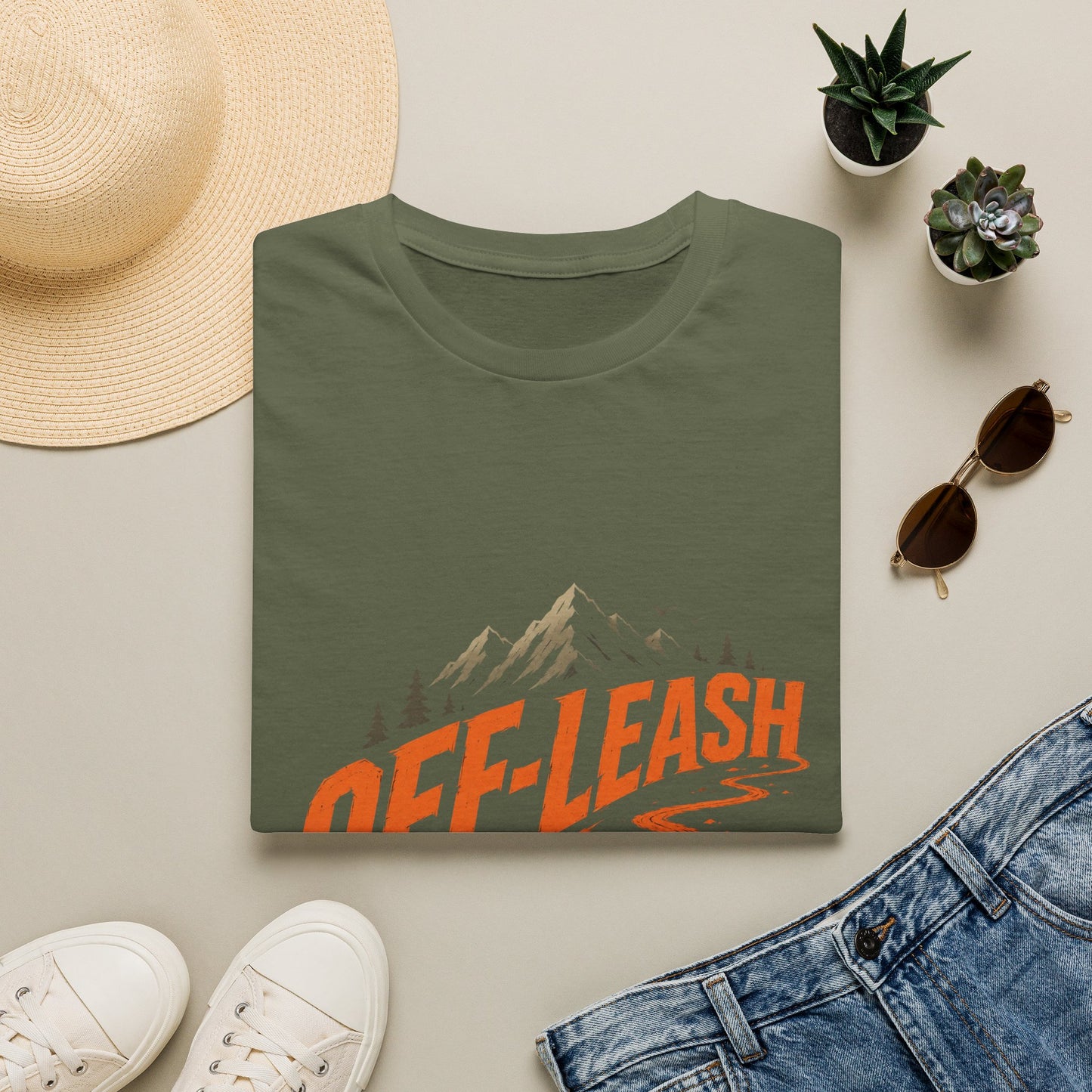 Off-Leash Mountain Trail Adventure T-Shirt
