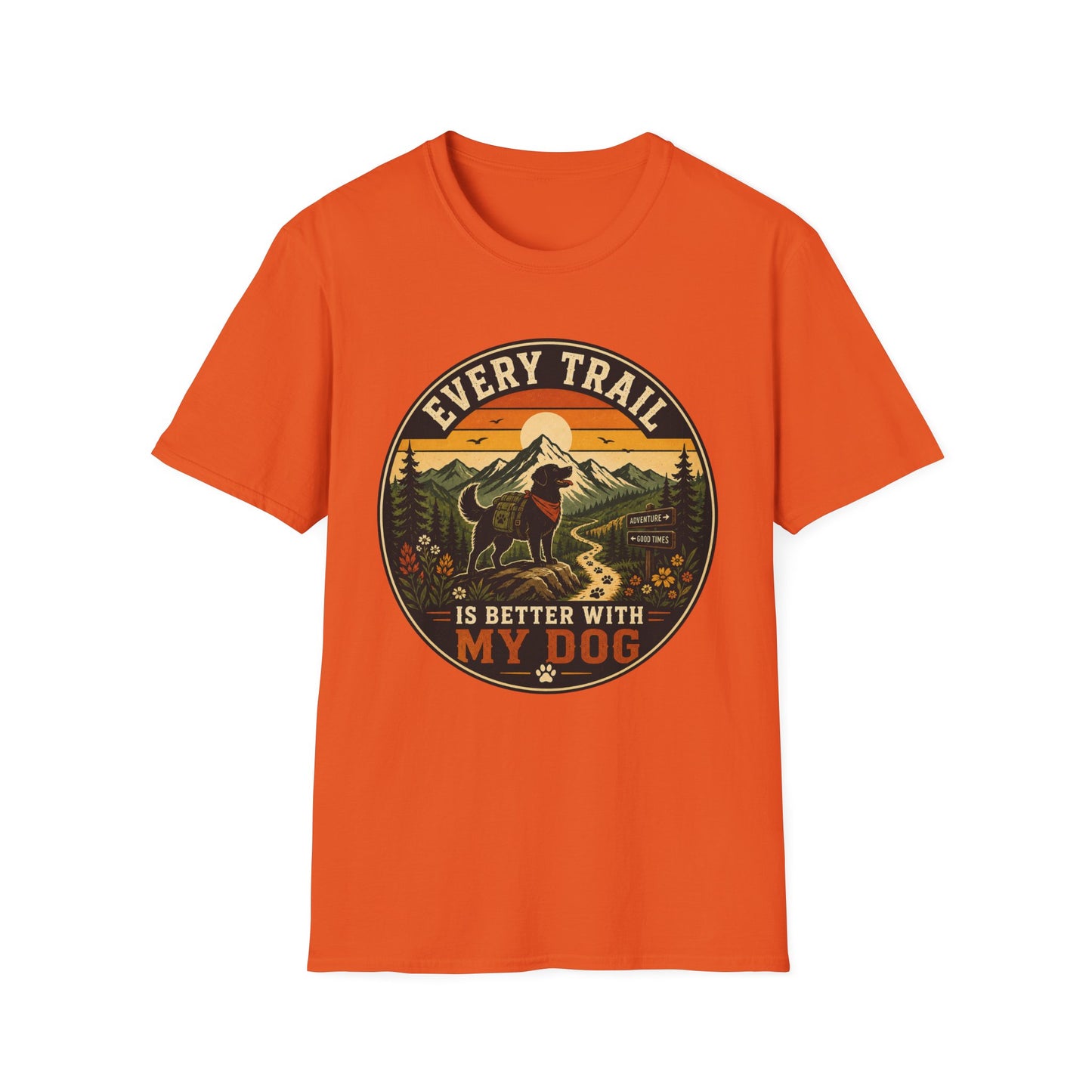 Every Trail With My Dog T-Shirt