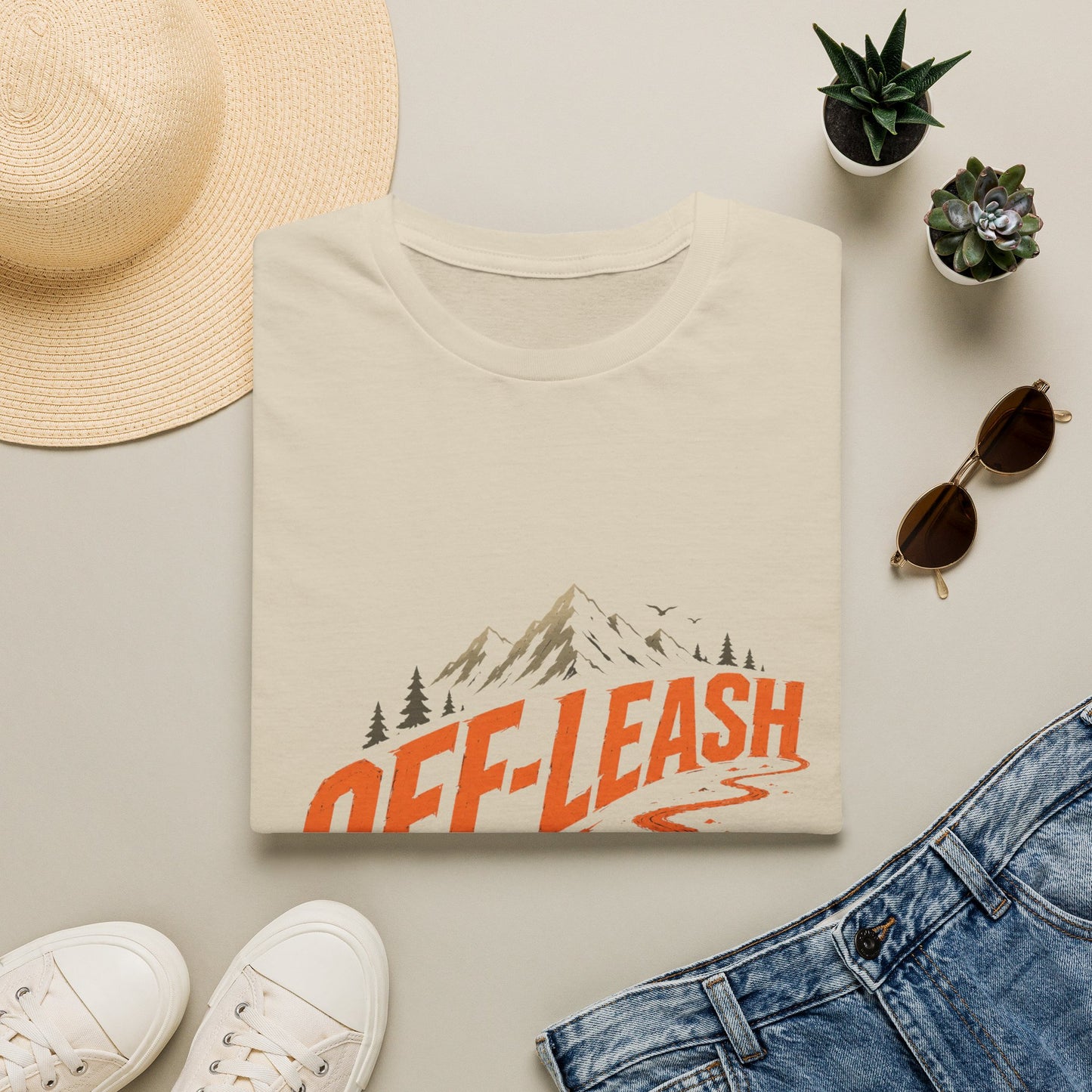 Off-Leash Mountain Trail Adventure T-Shirt