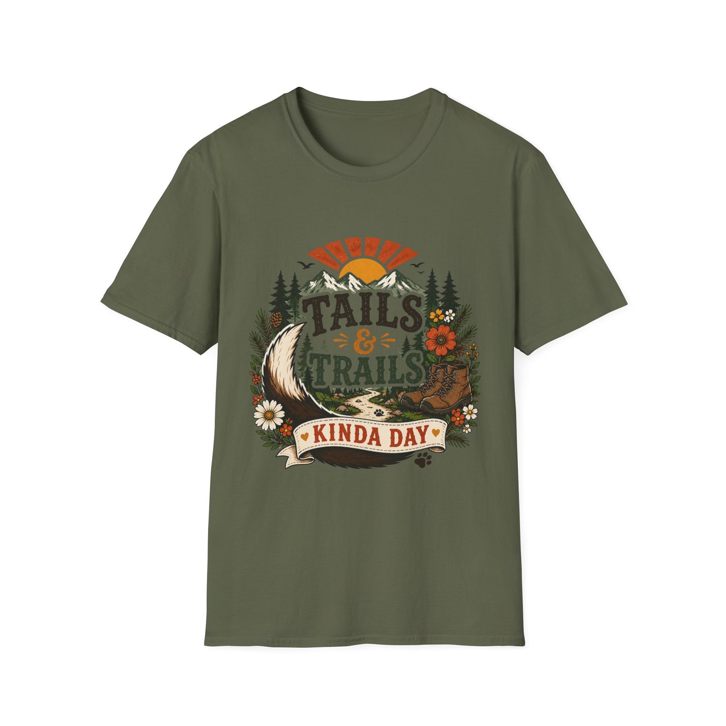 Tails and Trails Kind of Day T-Shirt