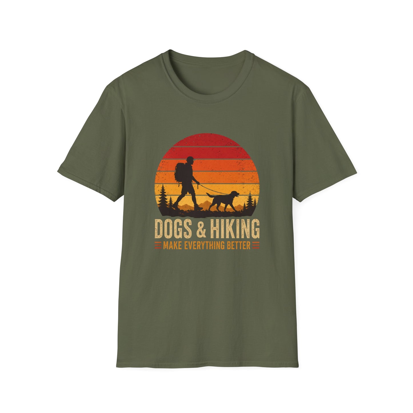 Dogs and Hiking Make Better Everything T-Shirt