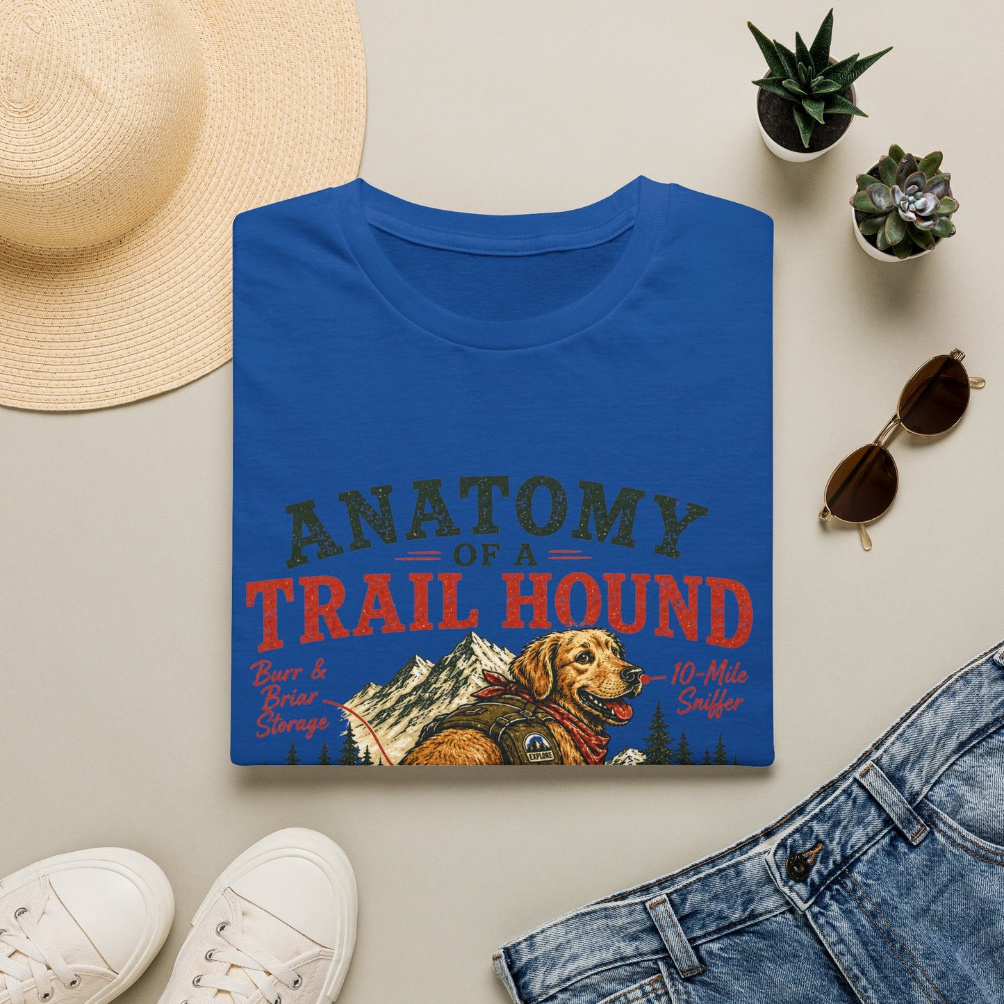 Anatomy of a Trail Hound T-Shirt