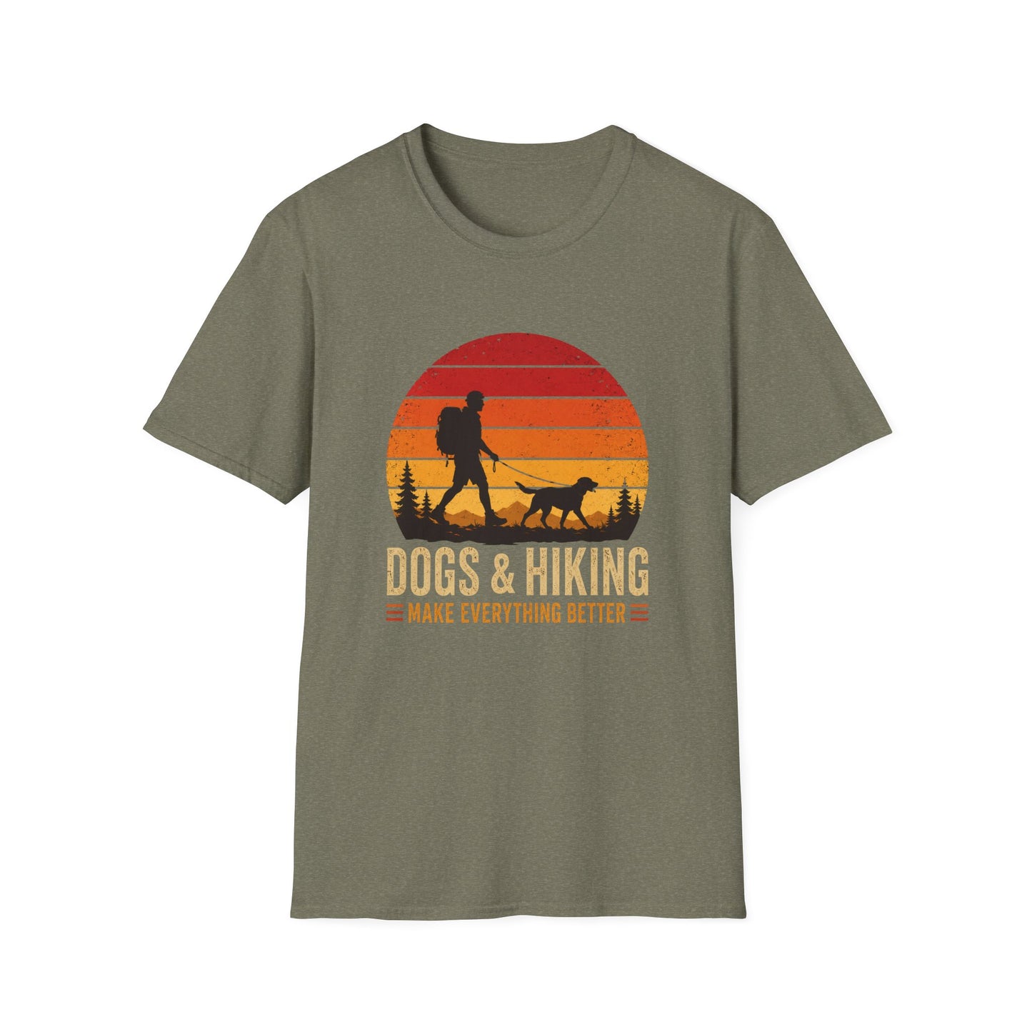 Dogs and Hiking Make Better Everything T-Shirt
