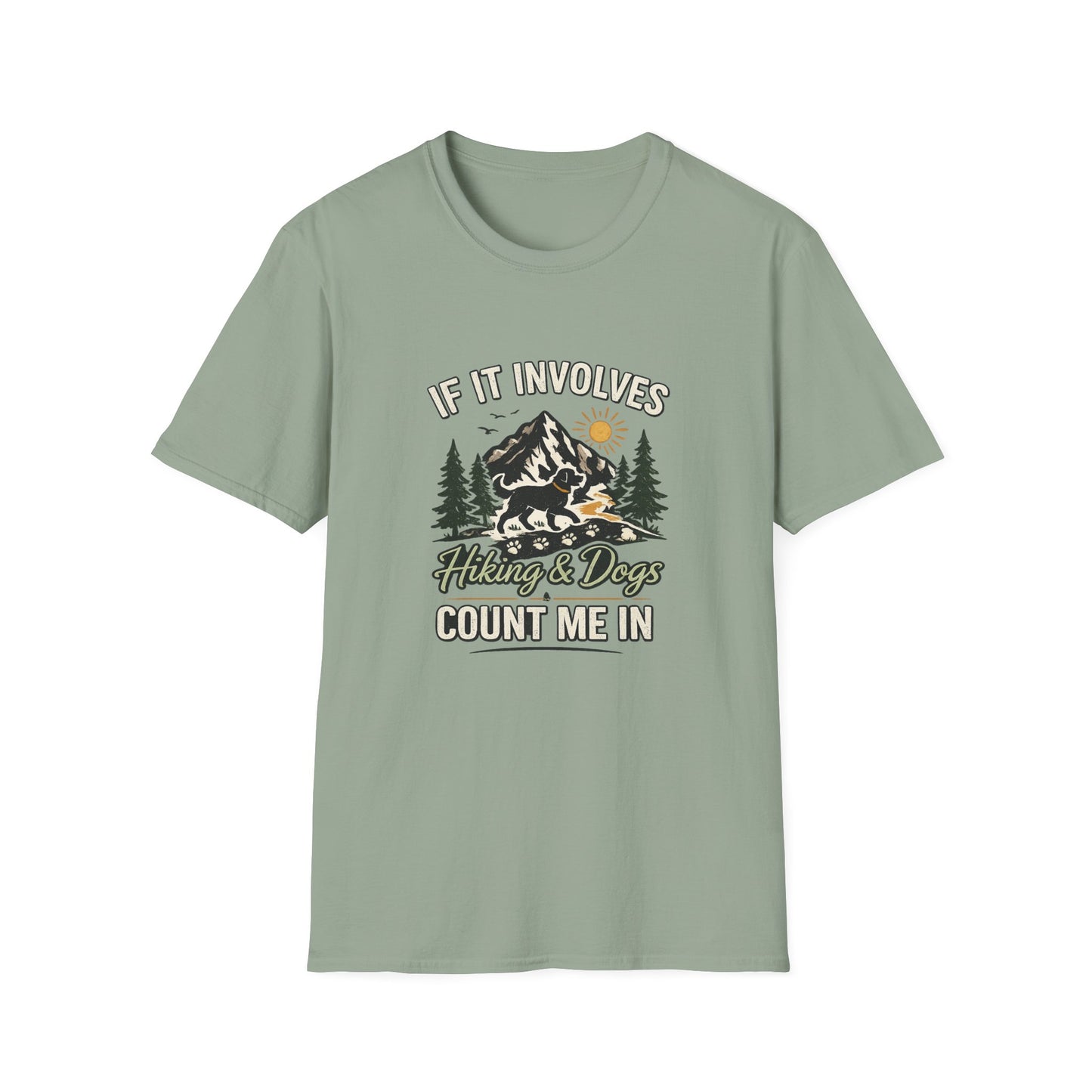 If It Involves Hiking & Dogs T-Shirt