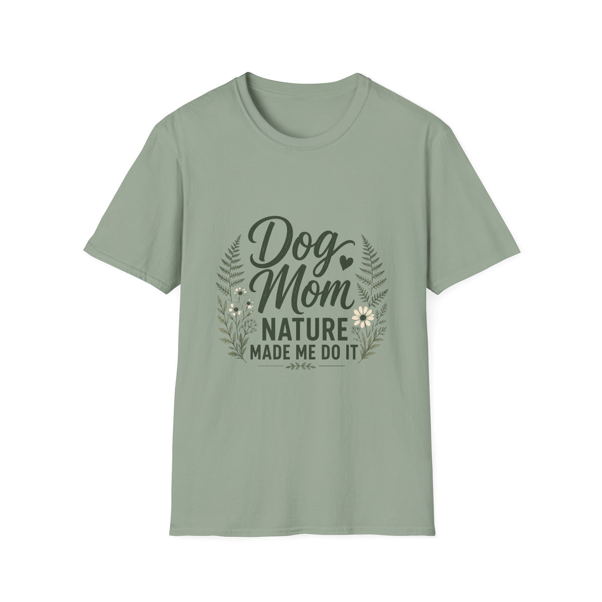 Dog mom with botanical T-Shirt