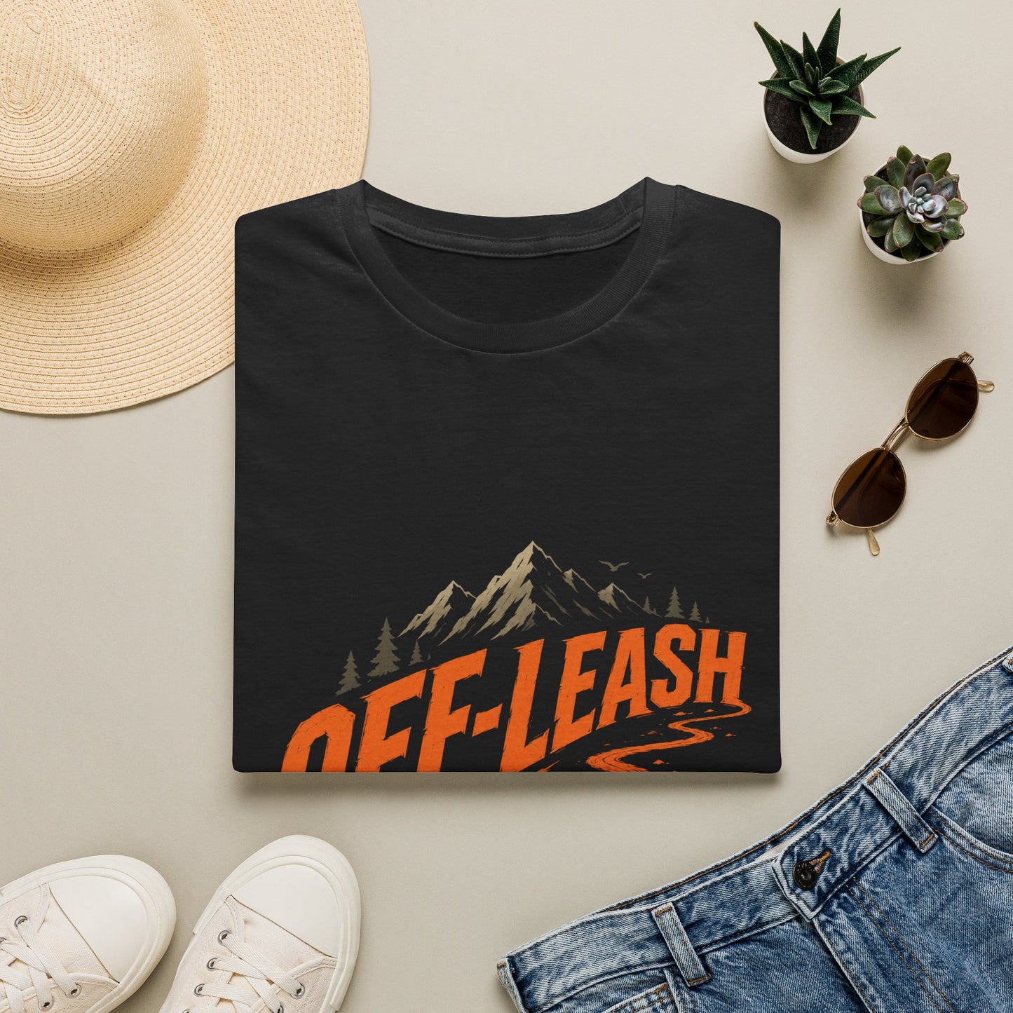 Off-Leash Mountain Trail Adventure T-Shirt