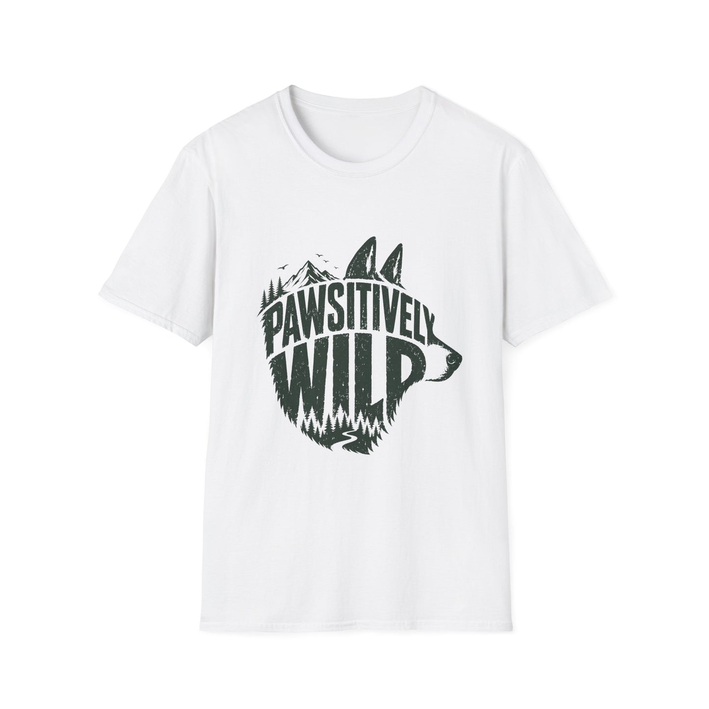 Positively Wild Wolf Logo T-Shirt