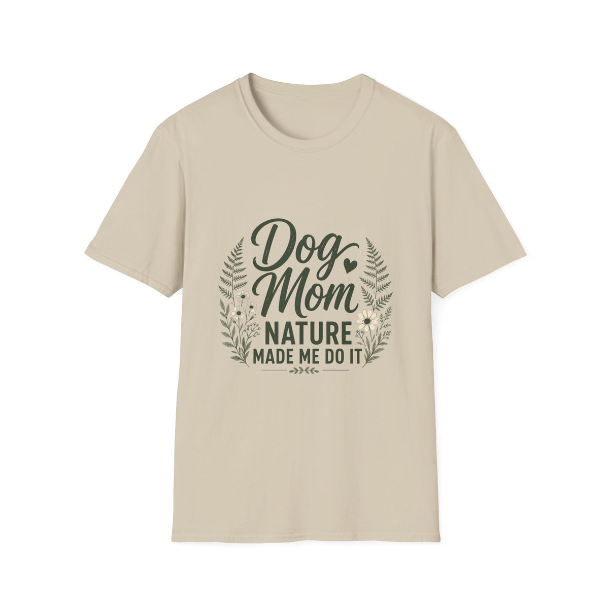 Dog mom with botanical T-Shirt