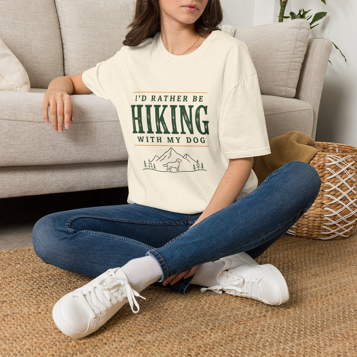 Rather Be Hiking With My Dog T-Shirt