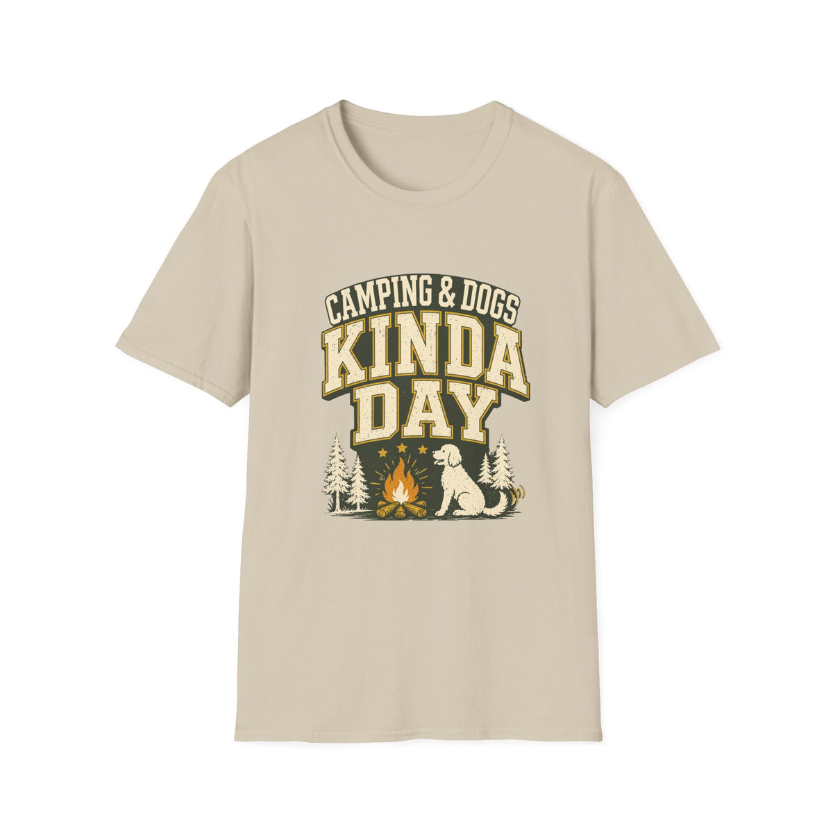 Kinda day with dogs and campfire T-Shirt