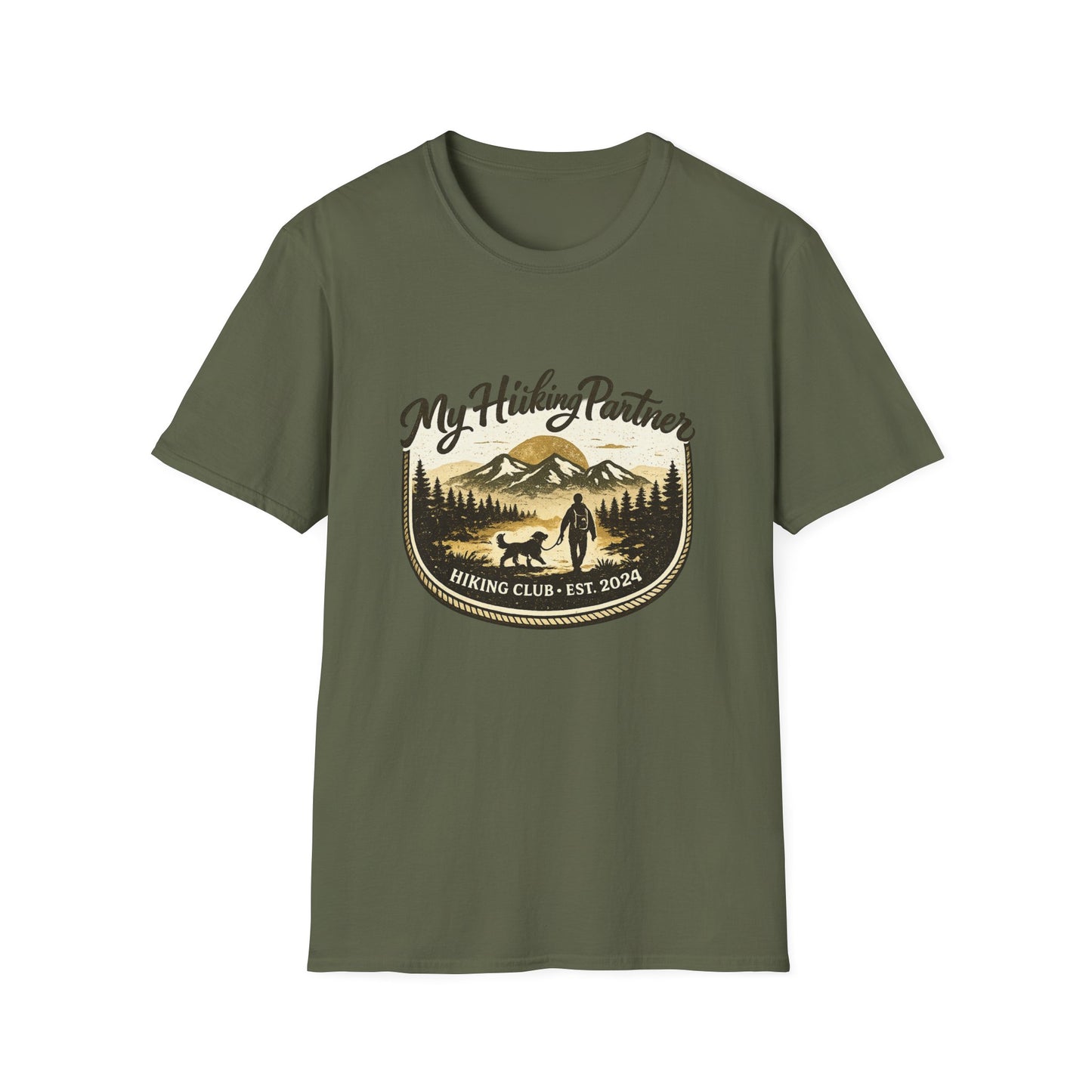 My Hiking Partner Has Four Legs T-Shirt