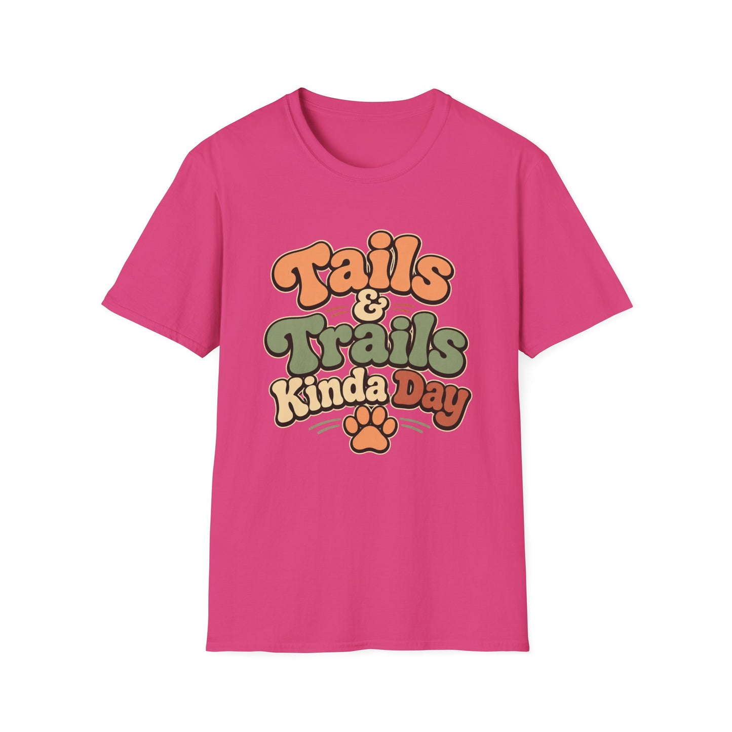 Tails & trails kinda day paw T-Shirt