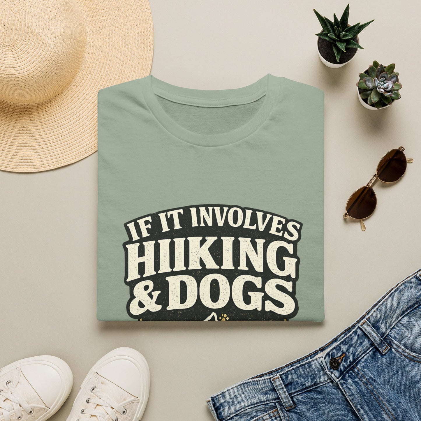 Hiking and Dogs: Adventure Calls T-Shirt