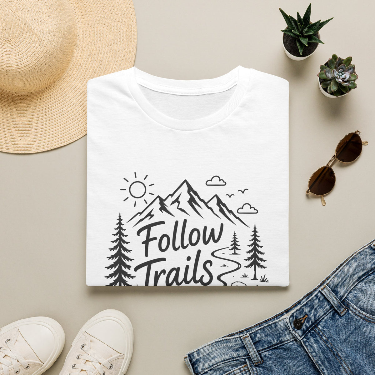 Follow Trails not Schedules T-Shirt