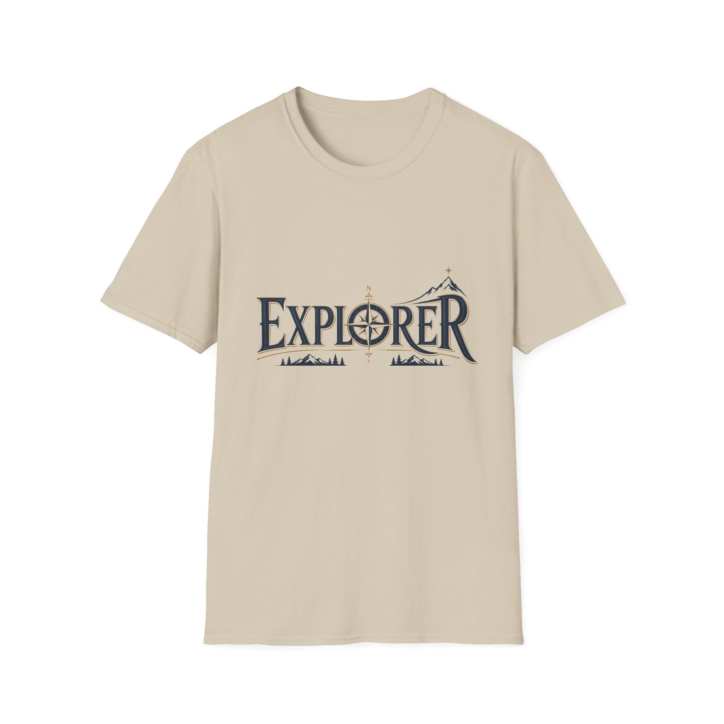 Explorer Emblem With Vintage Style T-Shirt